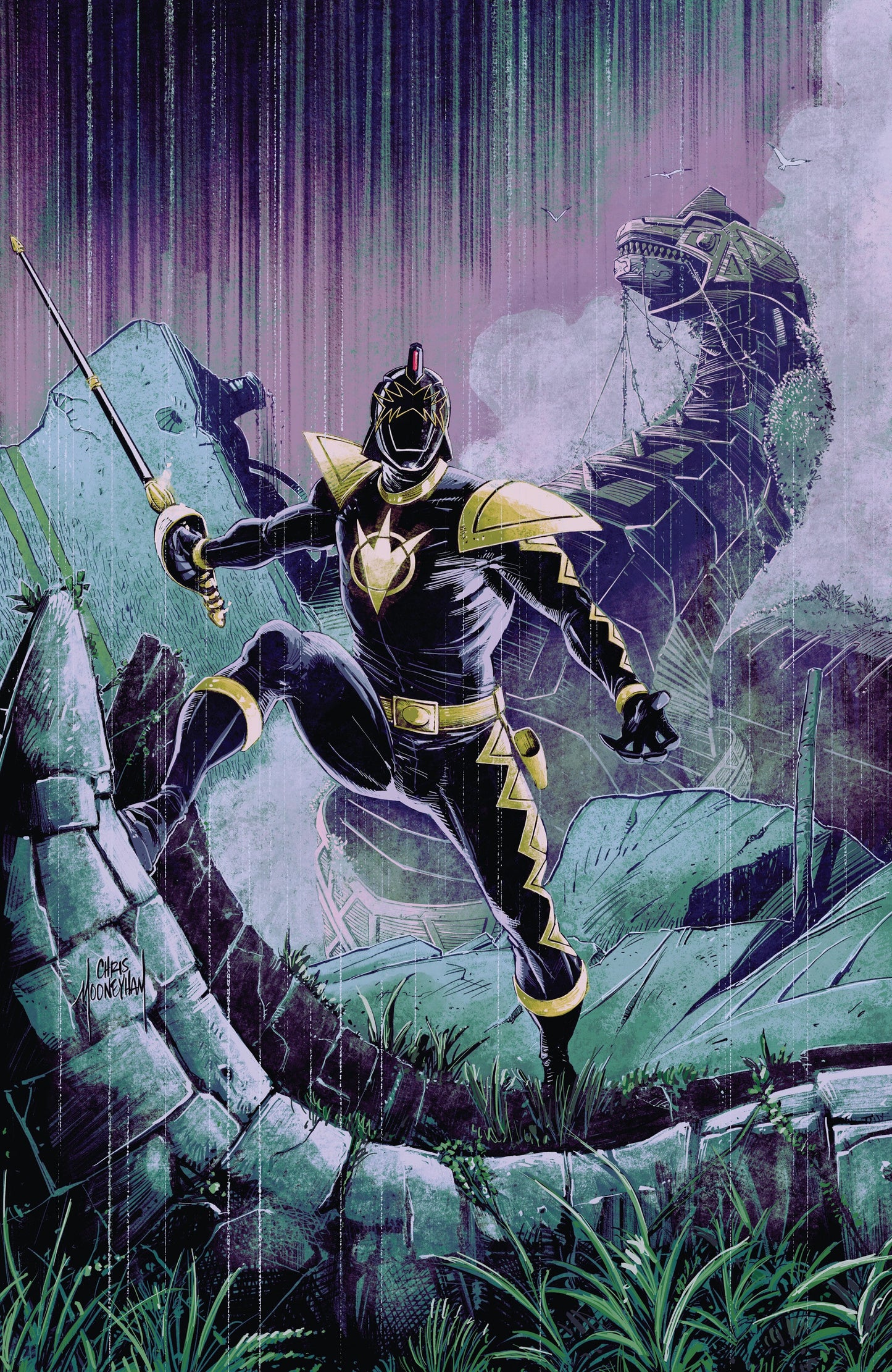 Power Rangers: Green #1 Comic - Mooneyham Tommy Oliver Connecting Variant