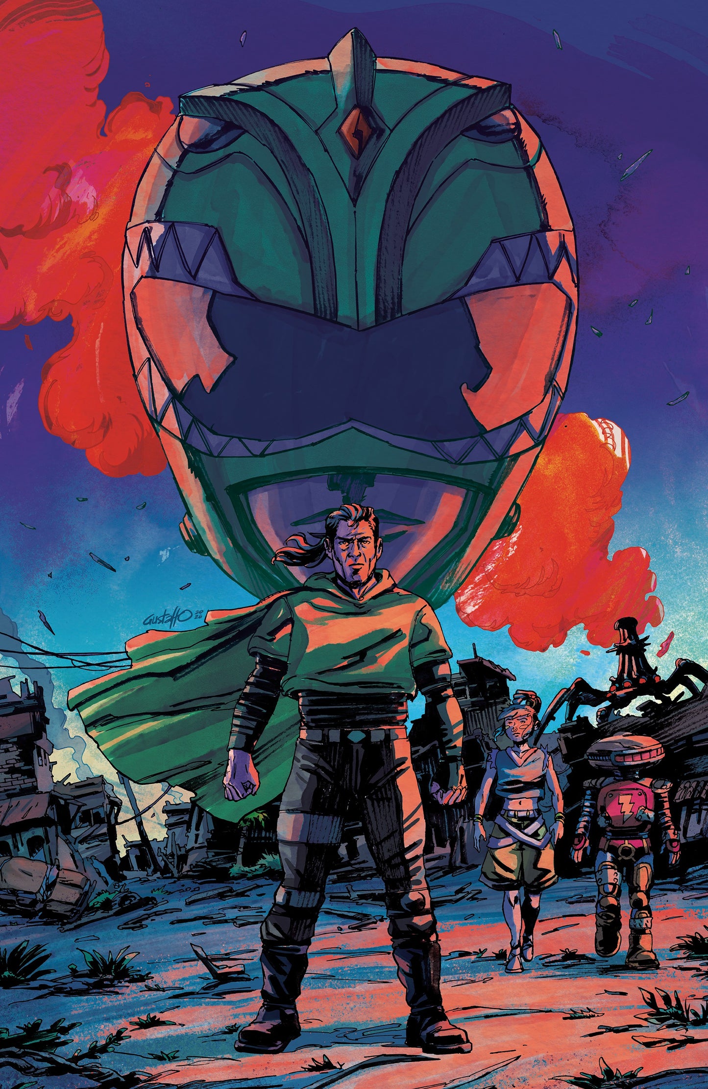 Power Rangers: Green #1 Comic - 1:10 Vargas FOIL Variant