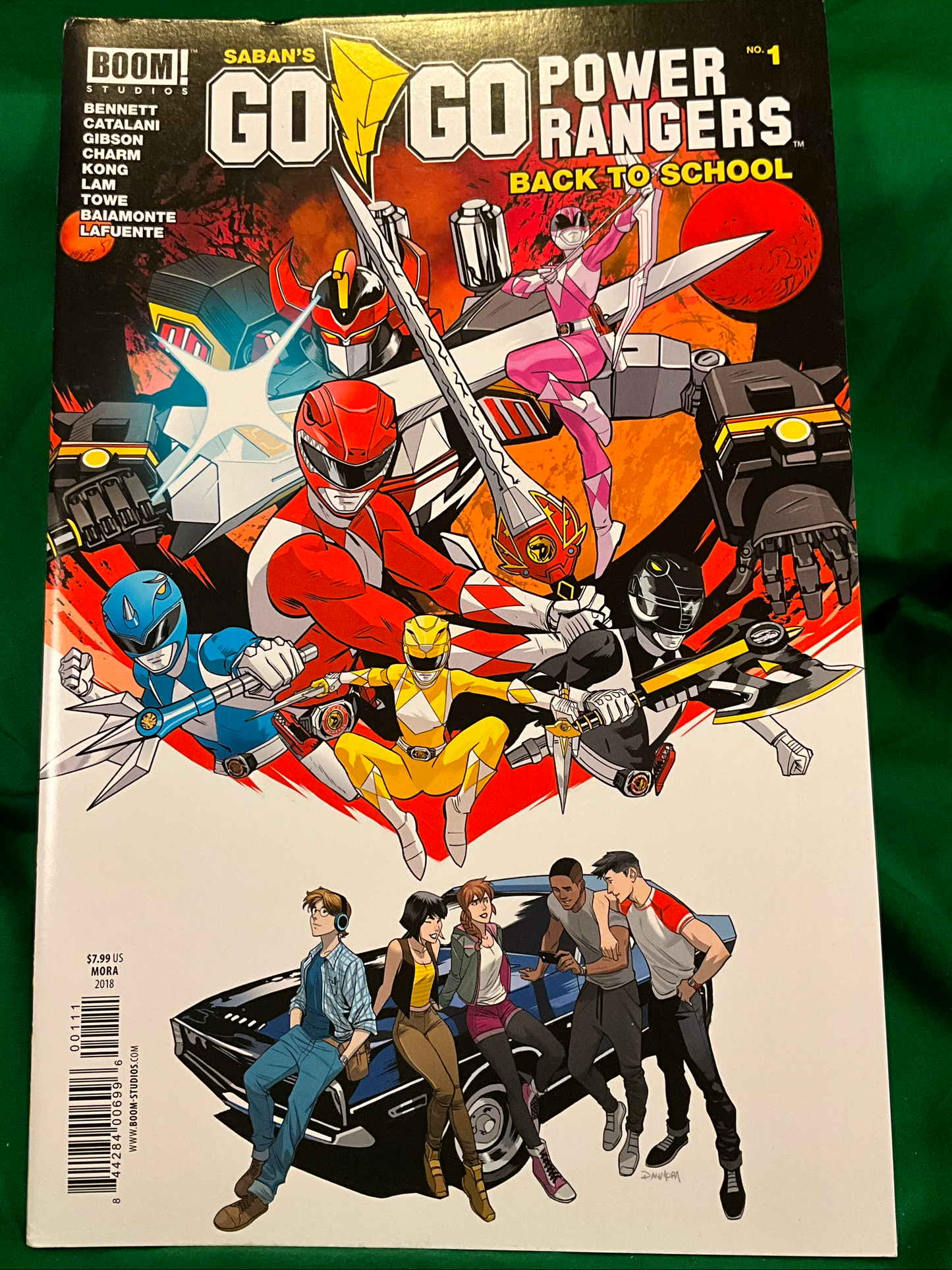 Go Go Power Rangers Comic - Back to School