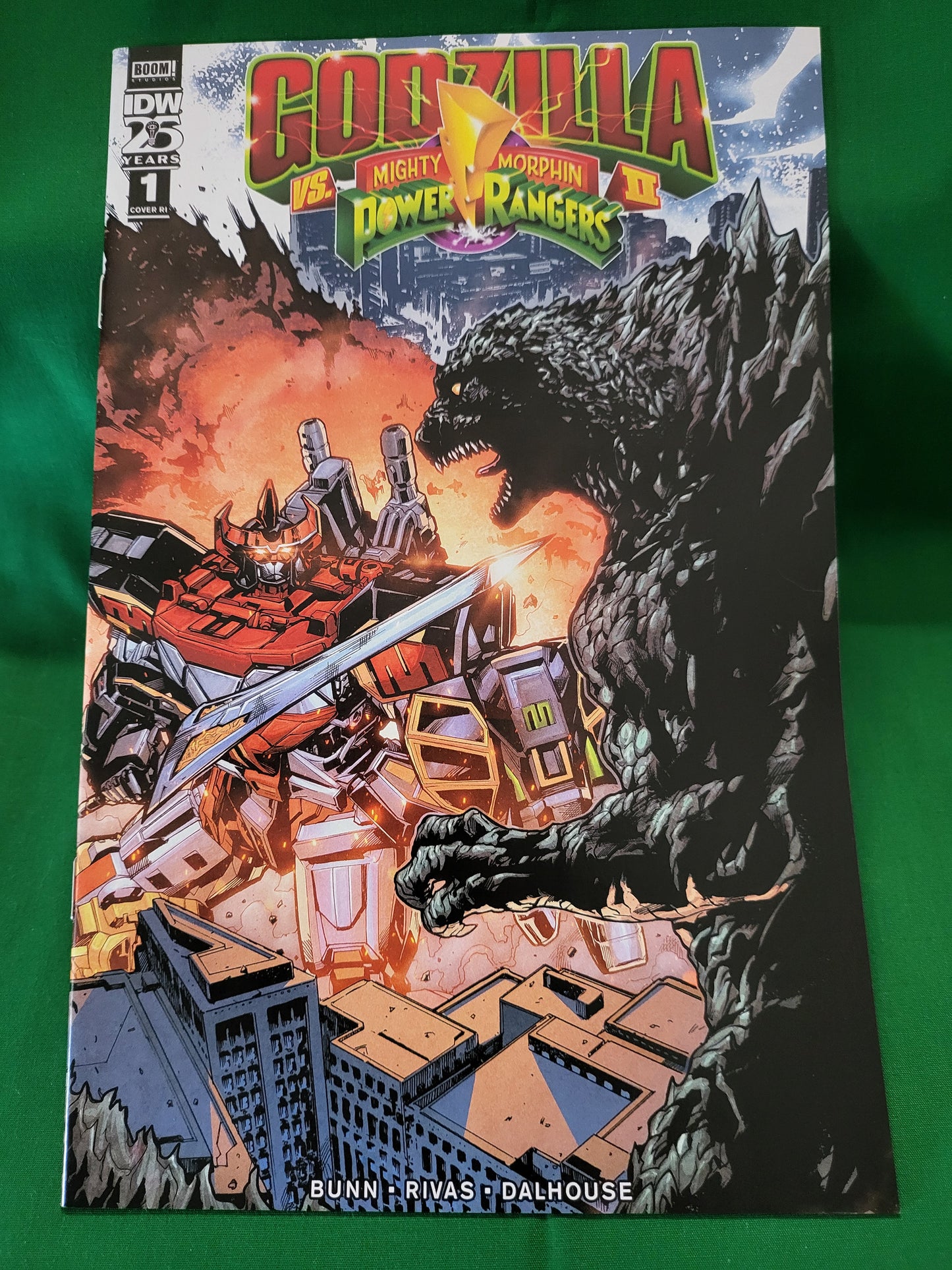 Godzilla VS MMPR II #1 Comic