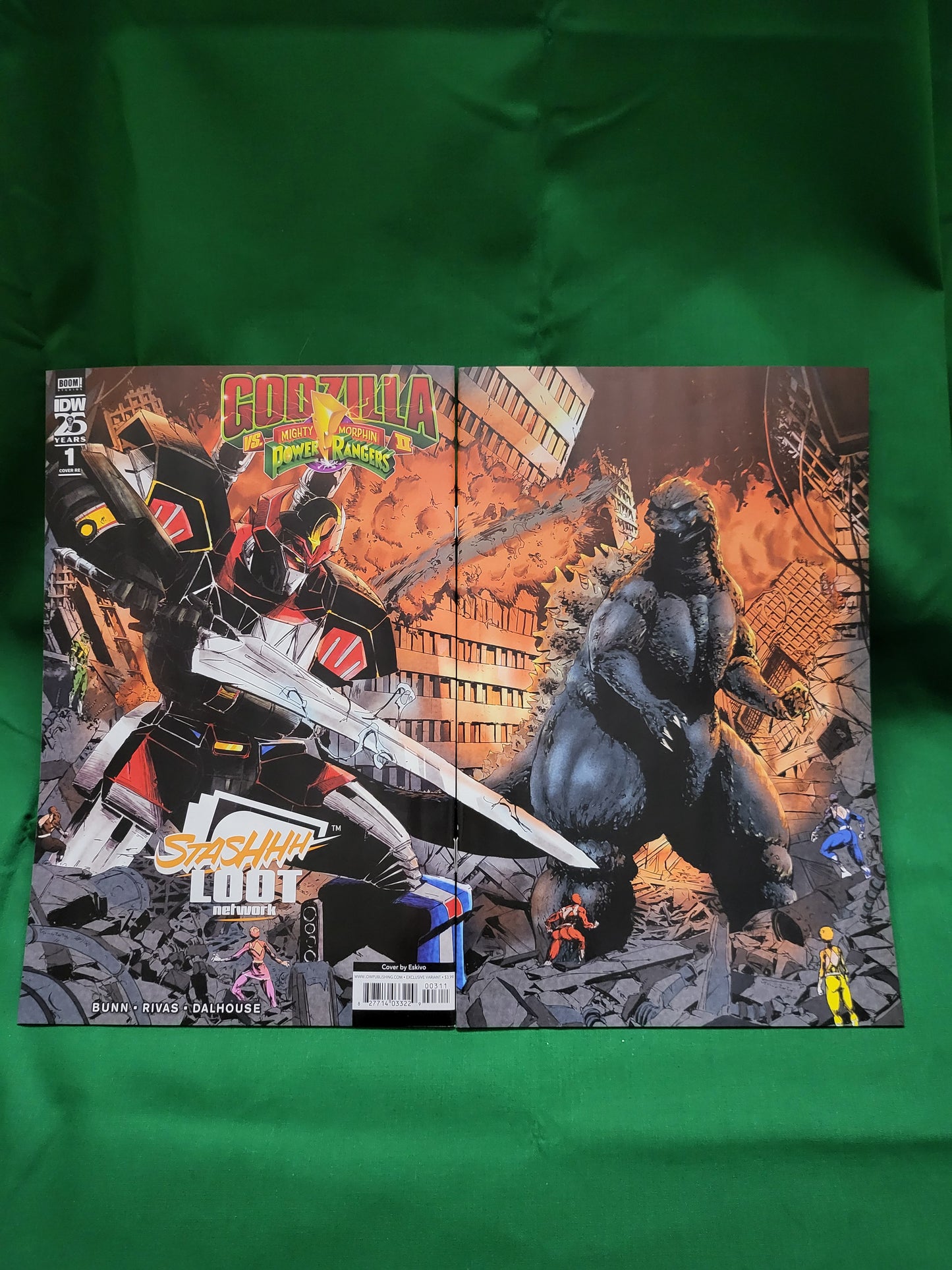 Godzilla VS MMPR II #1 Comic