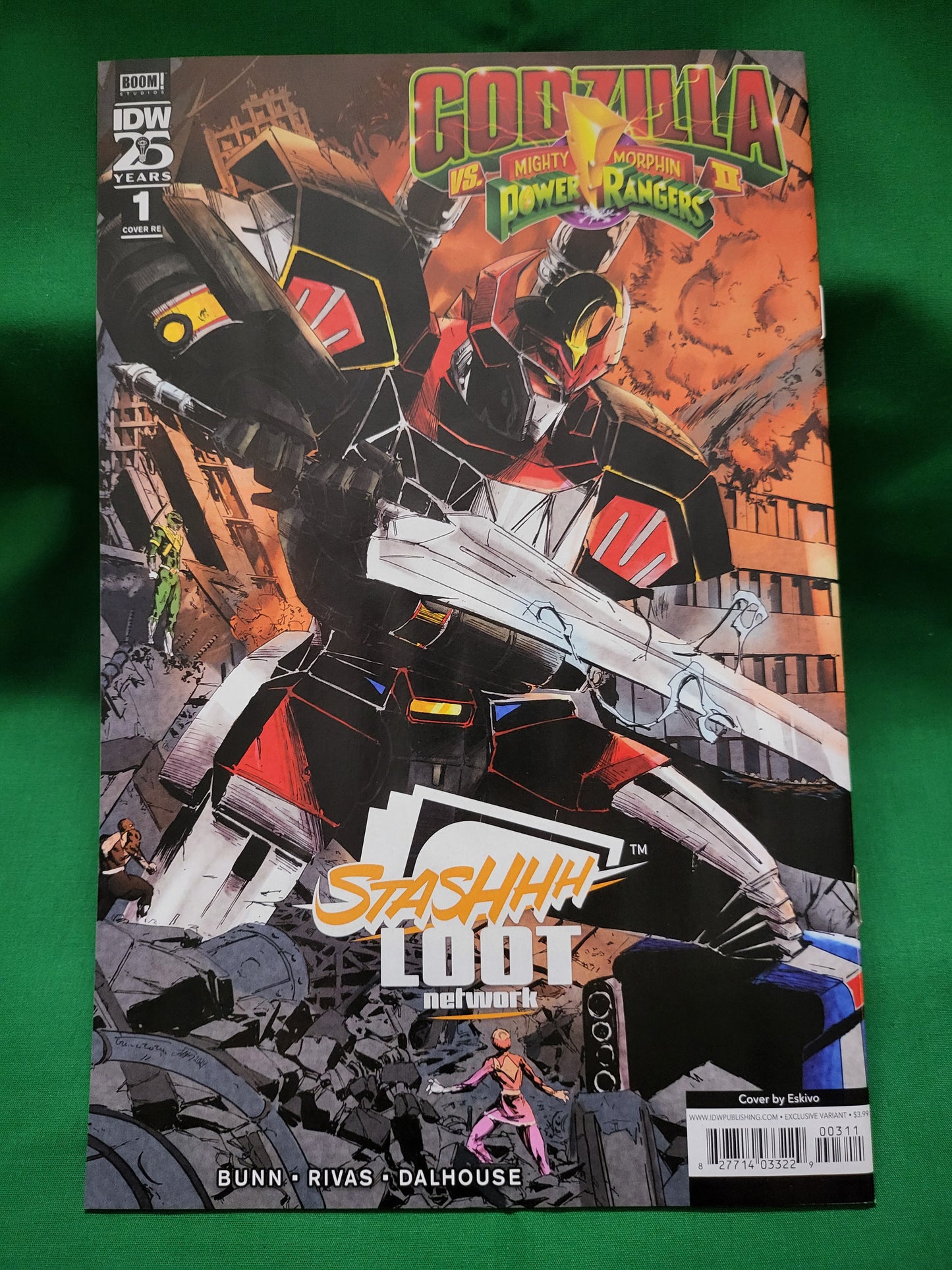 Godzilla VS MMPR II #1 Comic