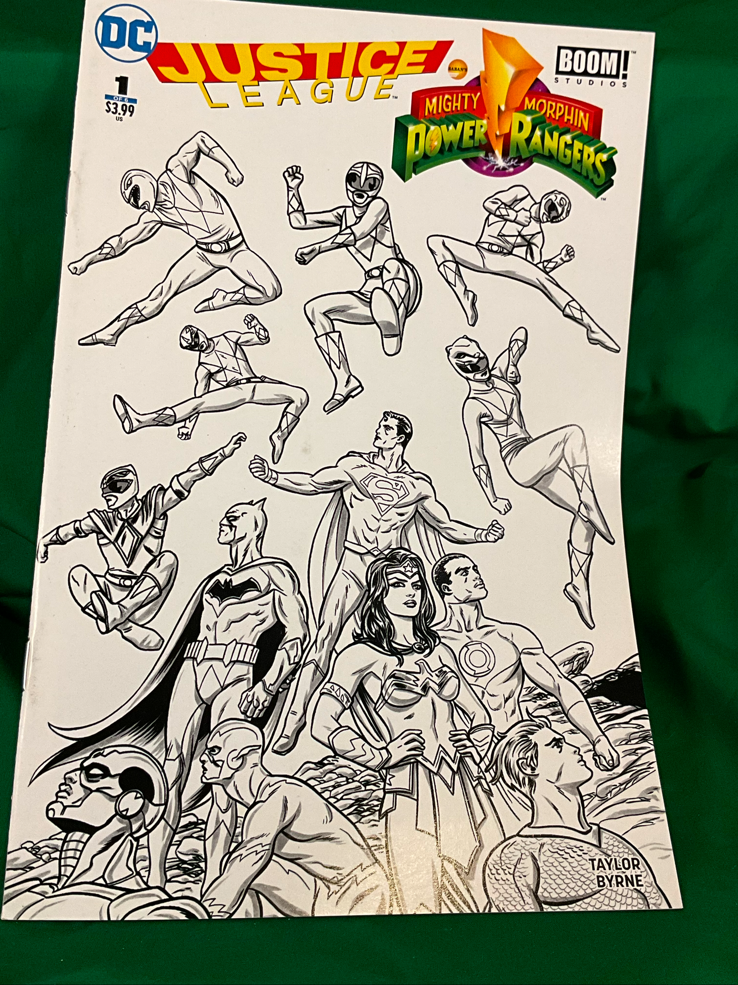 Justice League/MMPR #1 Comic
