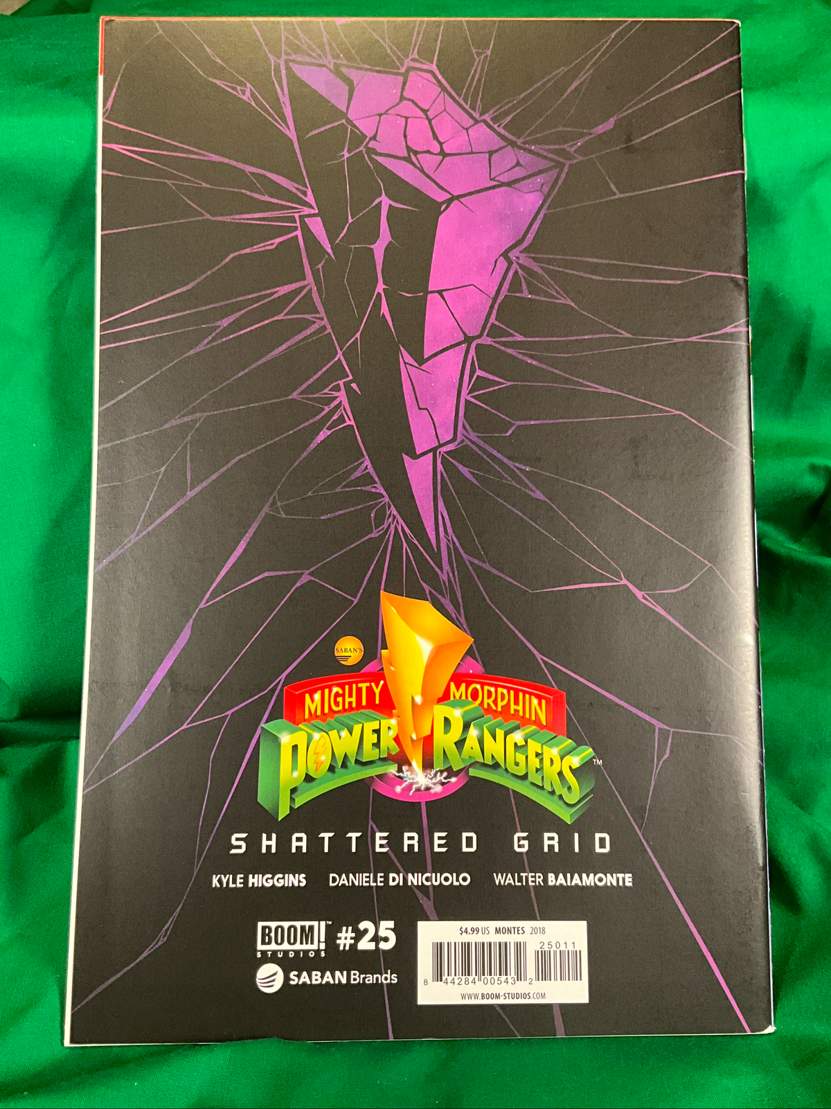 Mighty Morphin Power Rangers #25 Comic - Montes Yellow Ranger Variant