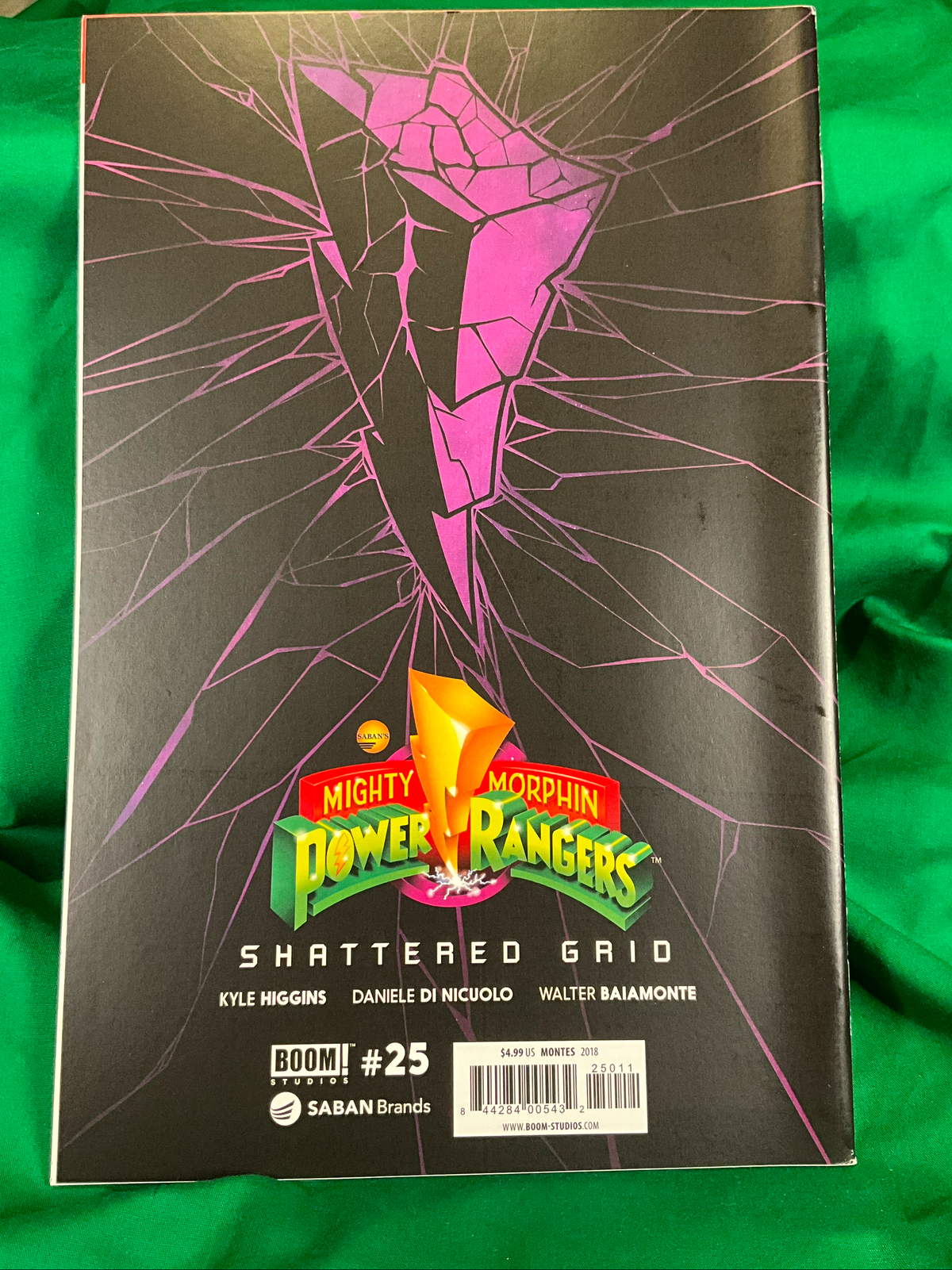 Mighty Morphin Power Rangers #25 Comic - Montes Pink Ranger Variant