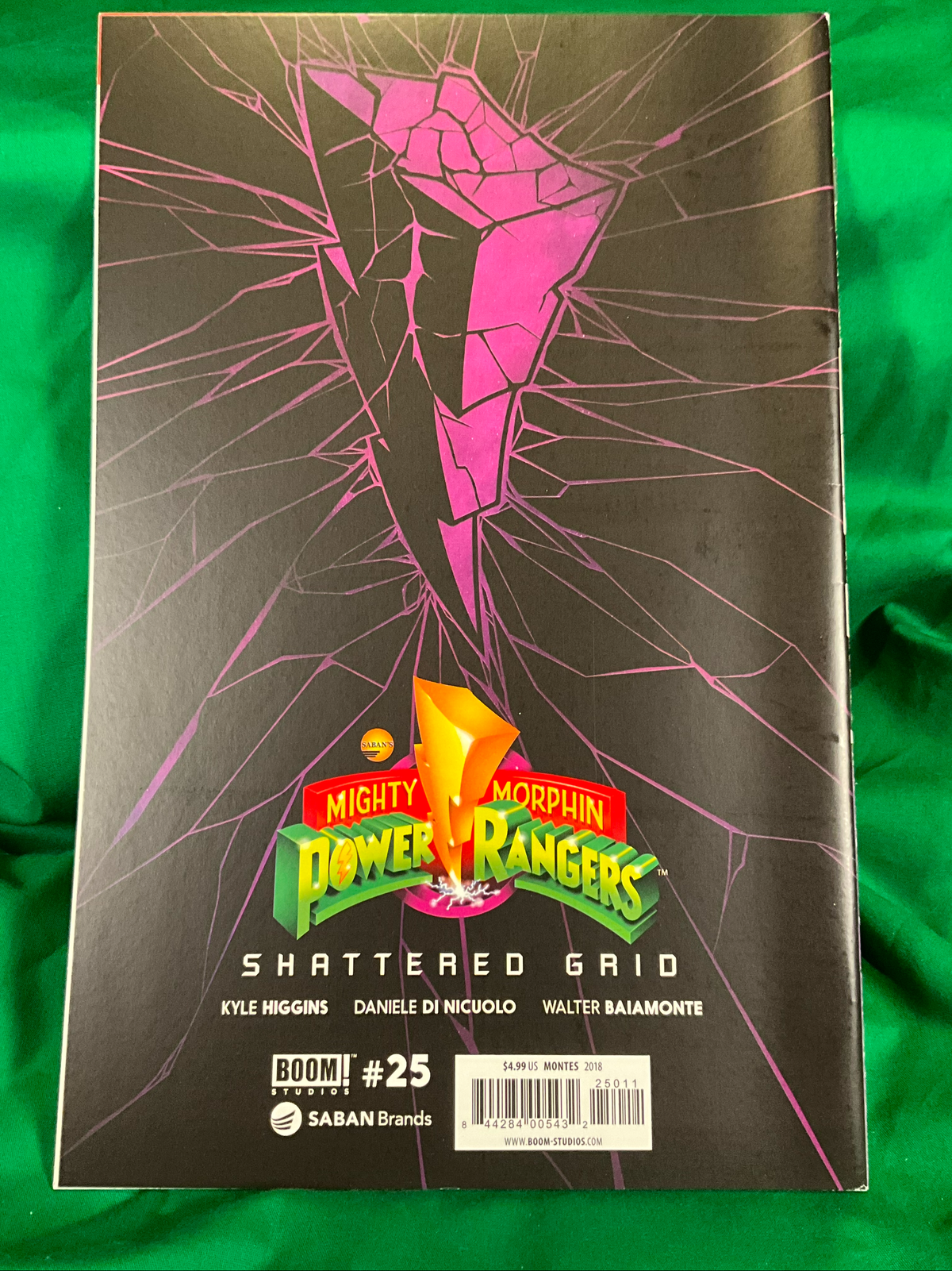 Mighty Morphin Power Rangers #25 Comic - Montes Black Ranger Variant