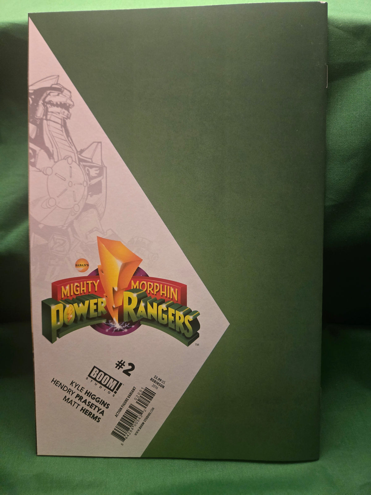 Mighty Morphin Power Rangers #2 Comic - Robinson Action Figure Variant