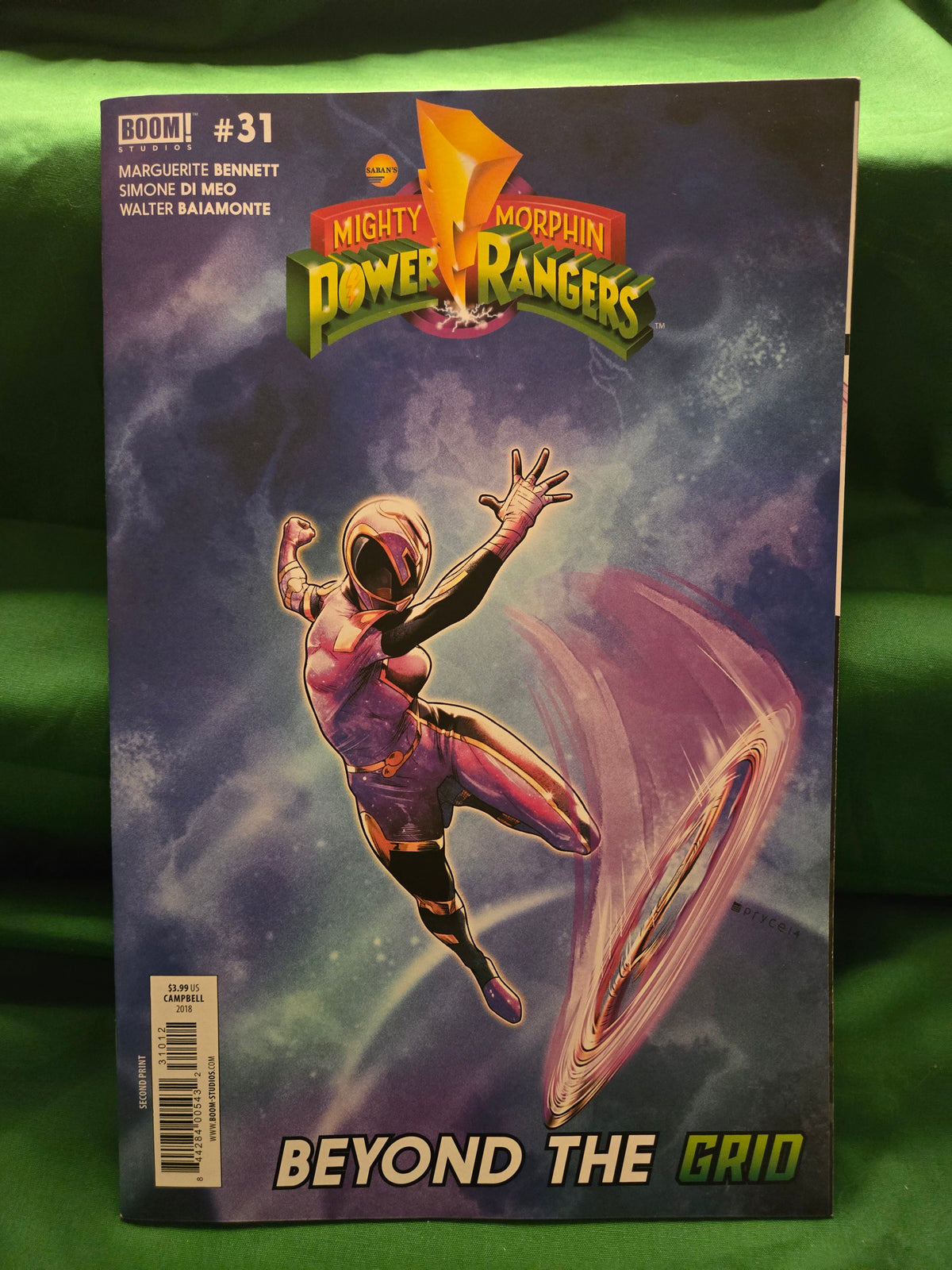 Mighty Morphin Power Rangers #31 Comic - Campbell 2nd Printing Variant