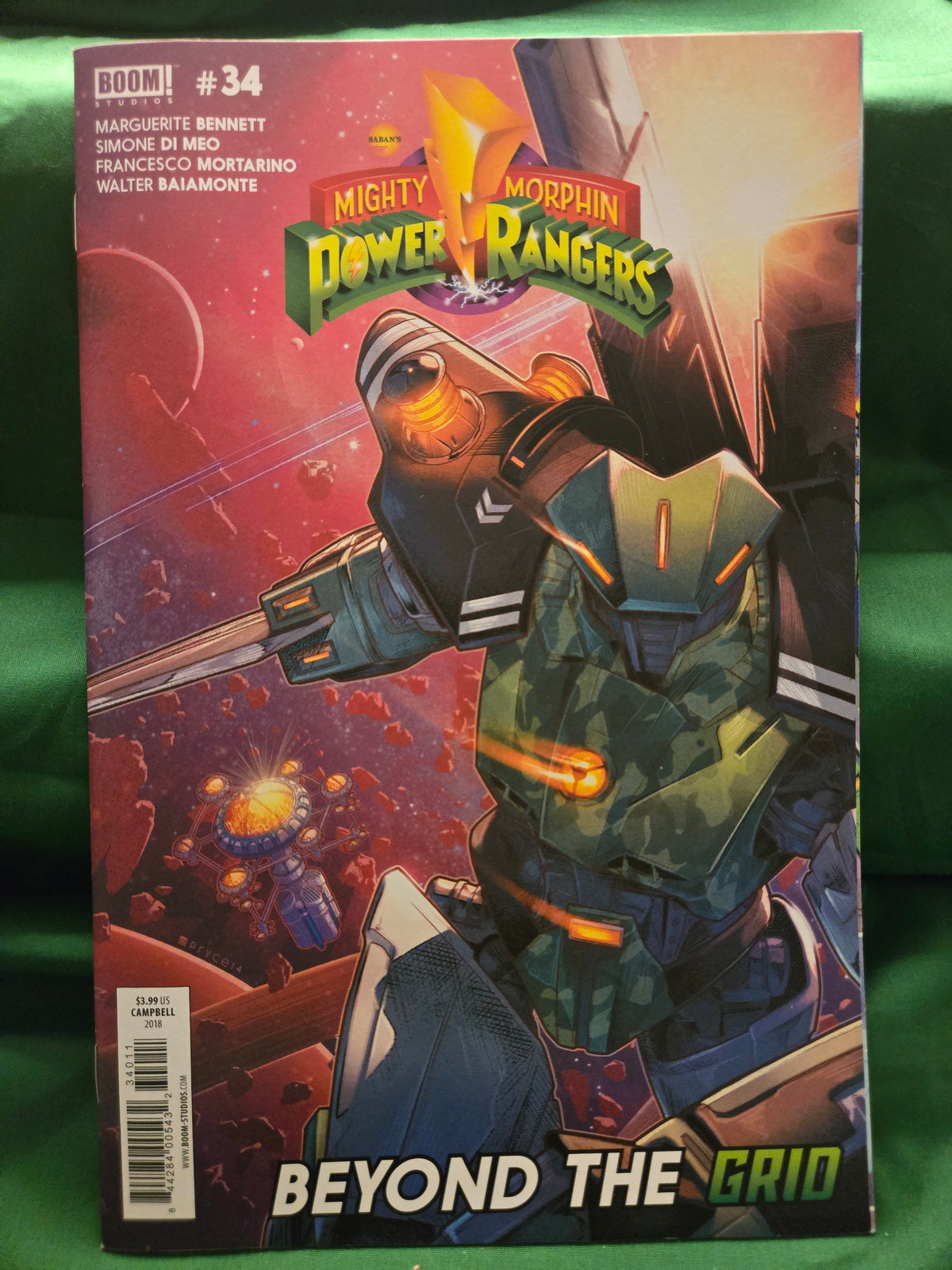 Mighty Morphin Power Rangers #34 Comic - Jamal Campbell Cover