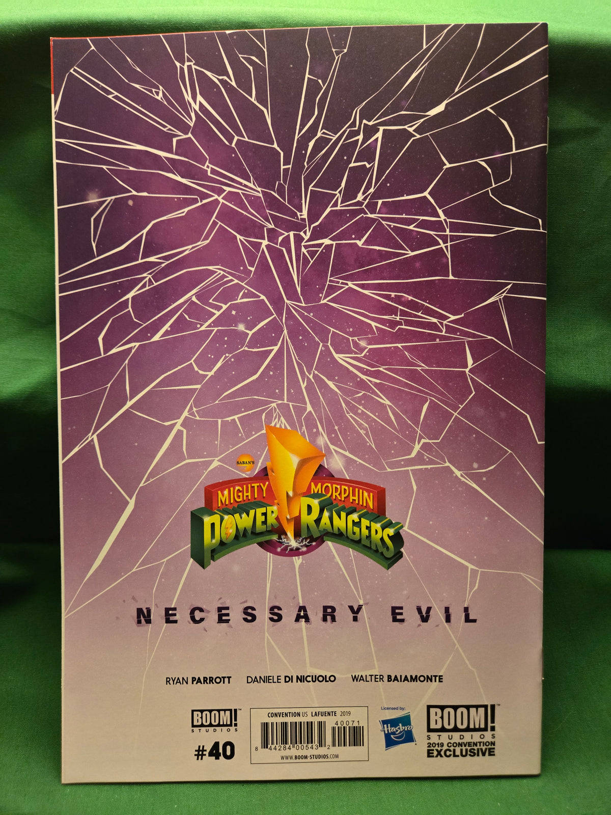 Mighty Morphin Power Rangers #40 Comic - LaFuente SDCC Villians Variant