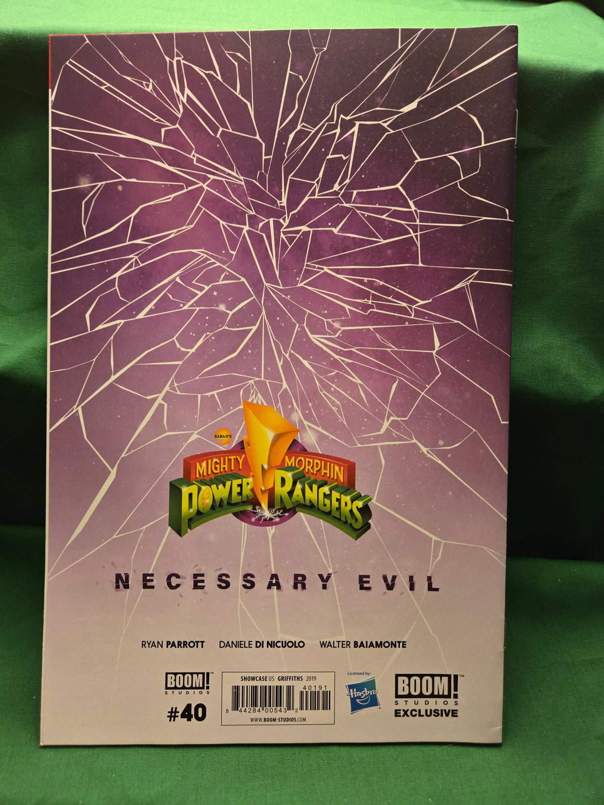 Mighty Morphin Power Rangers #40 Comic - Griffiths Blue Ranger Variant