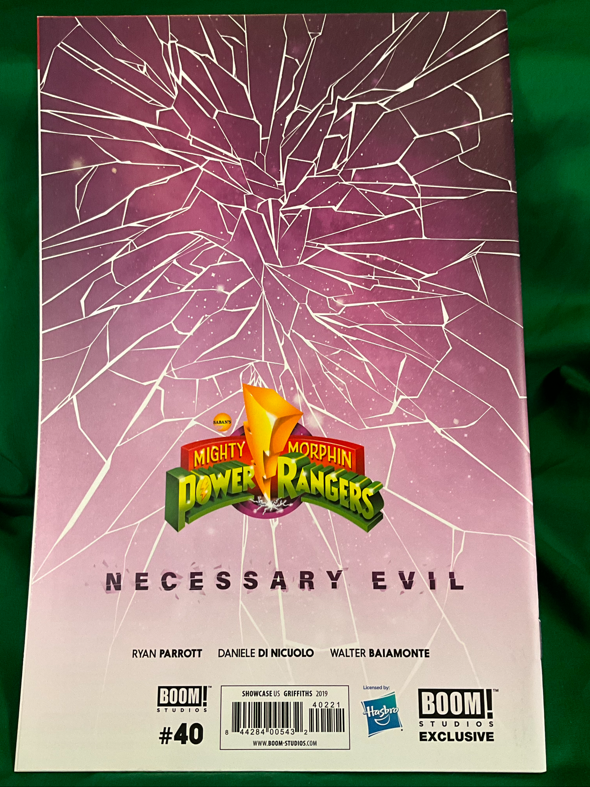 Mighty Morphin Power Rangers #40 Comic - Griffiths Yellow Ranger Variant