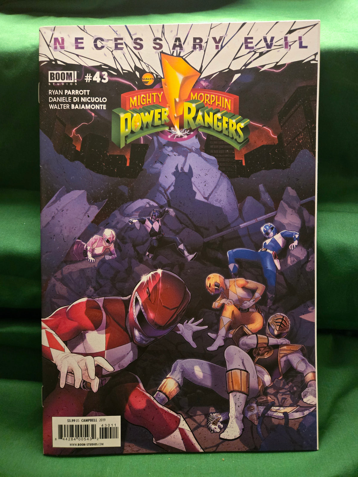 Mighty Morphin Power Rangers #43 Comic - Jamal Campbell Cover