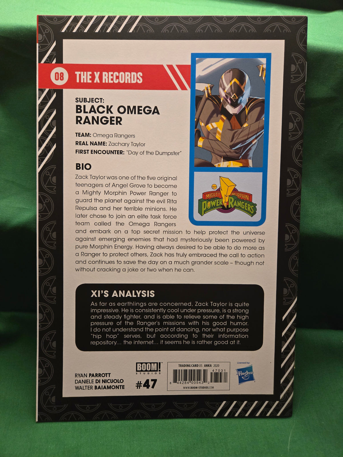 Mighty Morphin Power Rangers #47 Comic - 1:20 Anka Trading Card Variant