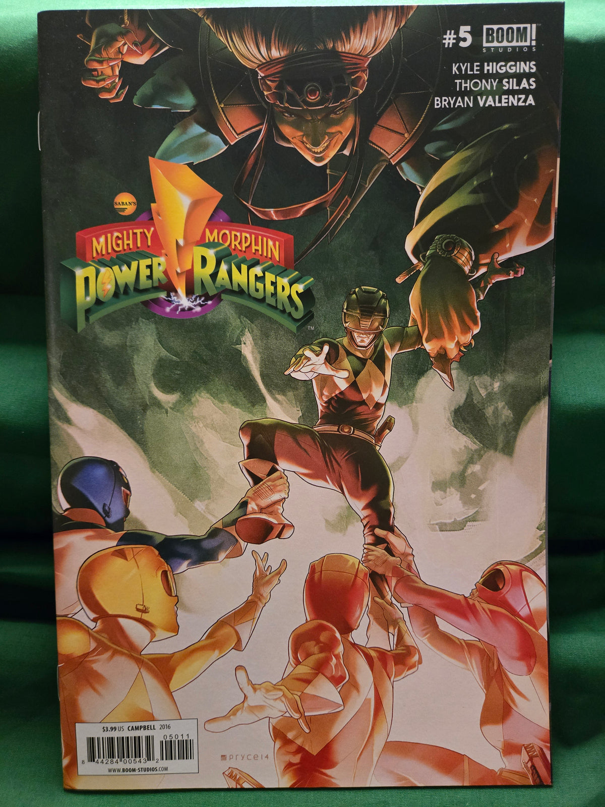 Mighty Morphin Power Rangers #5 Comic - Jamal Campbell Cover