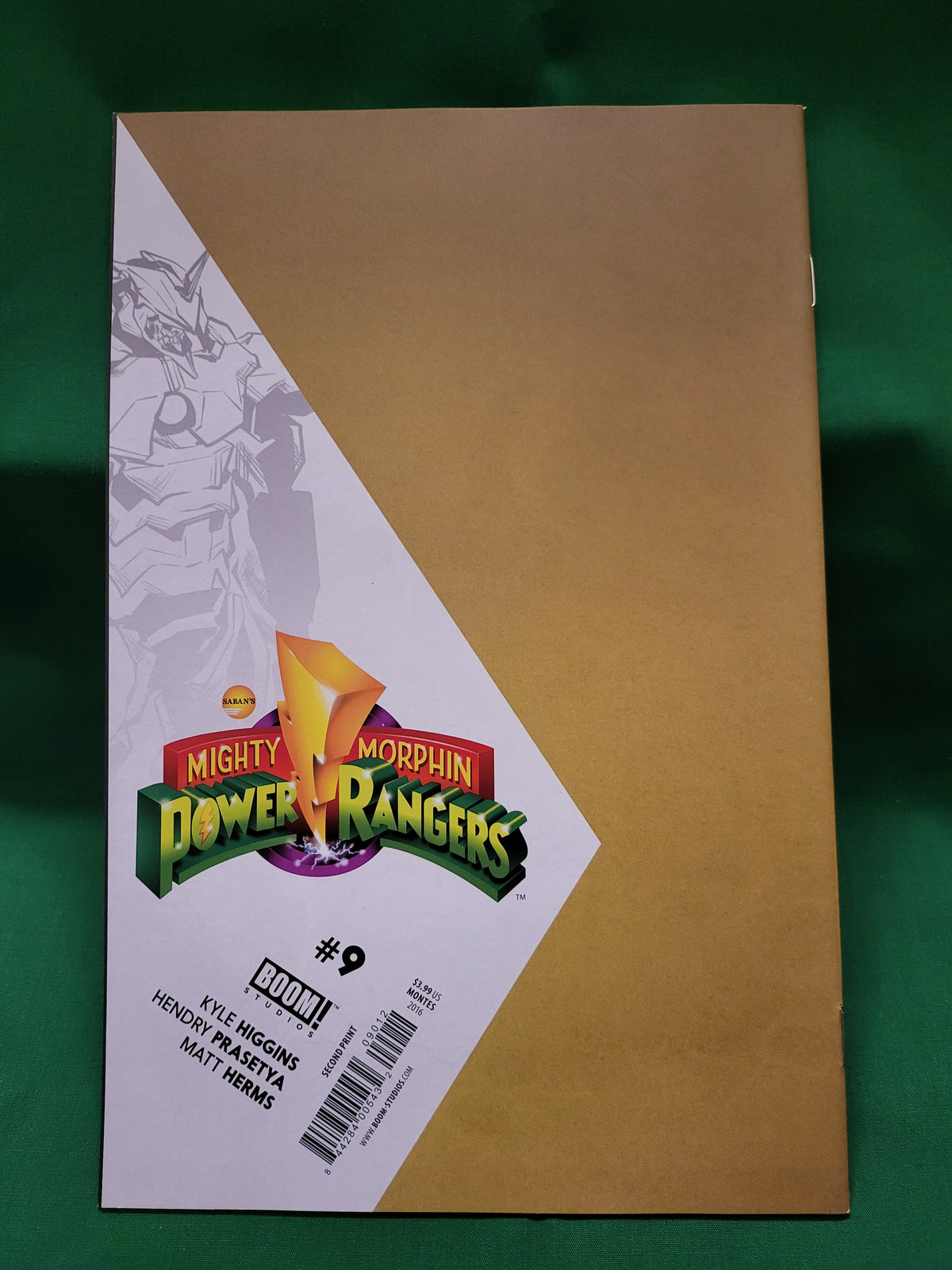 Mighty Morphin Power Rangers #9 Comic - Montes Helmet Variant