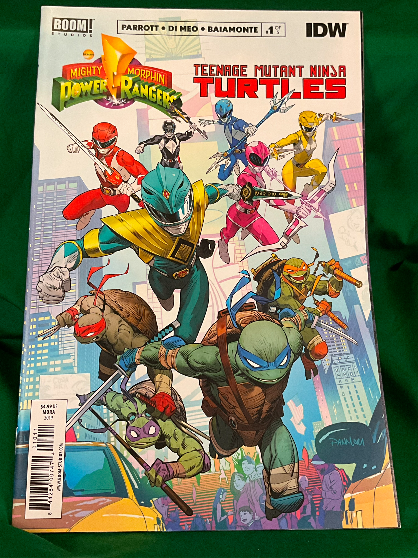 Mighty Morphin Power Rangers/Teenage Mutant Ninja Turtles #1 Comic
