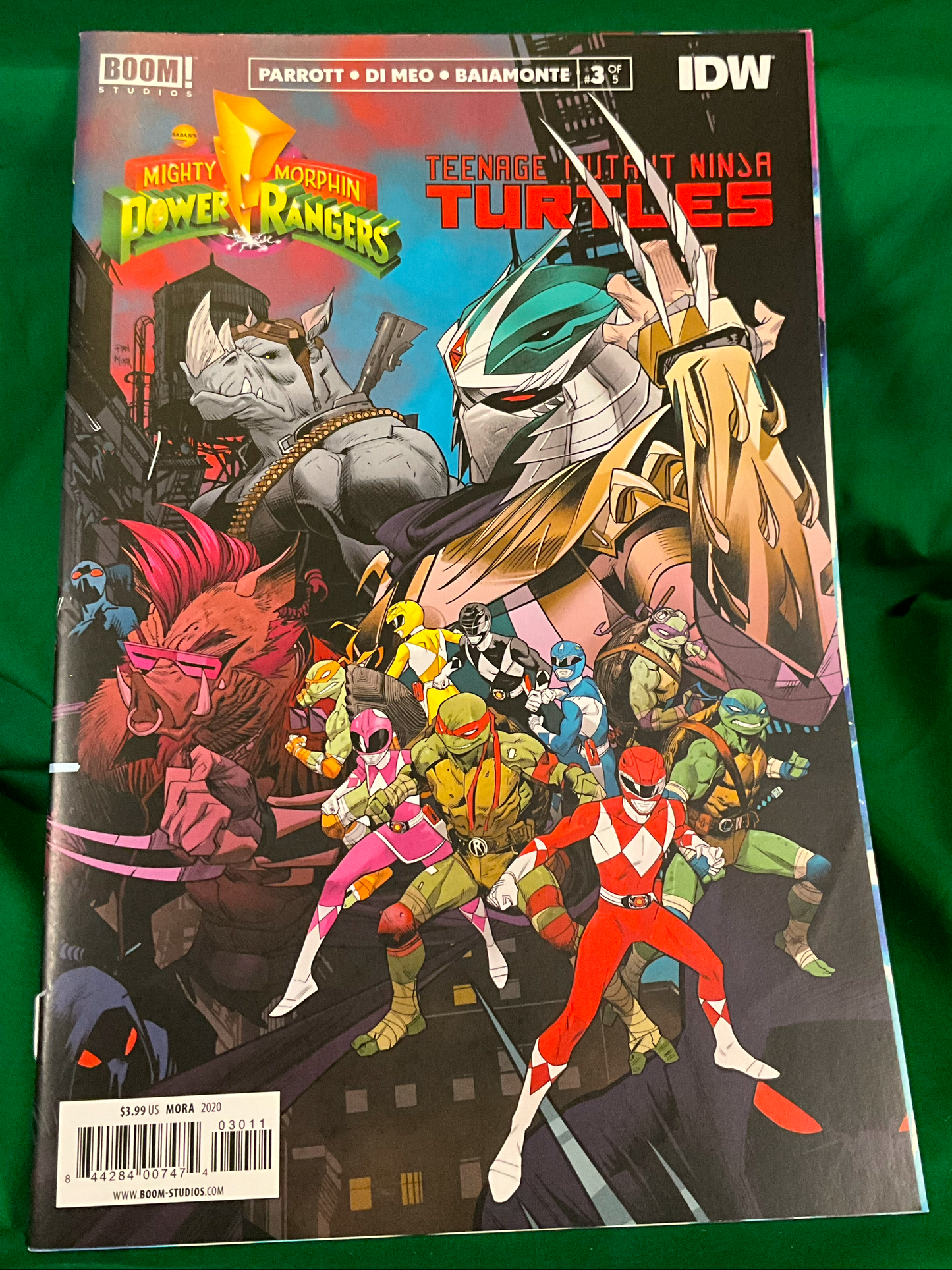 Mighty Morphin Power Rangers/Teenage Mutant Ninja Turtles #3 Comic