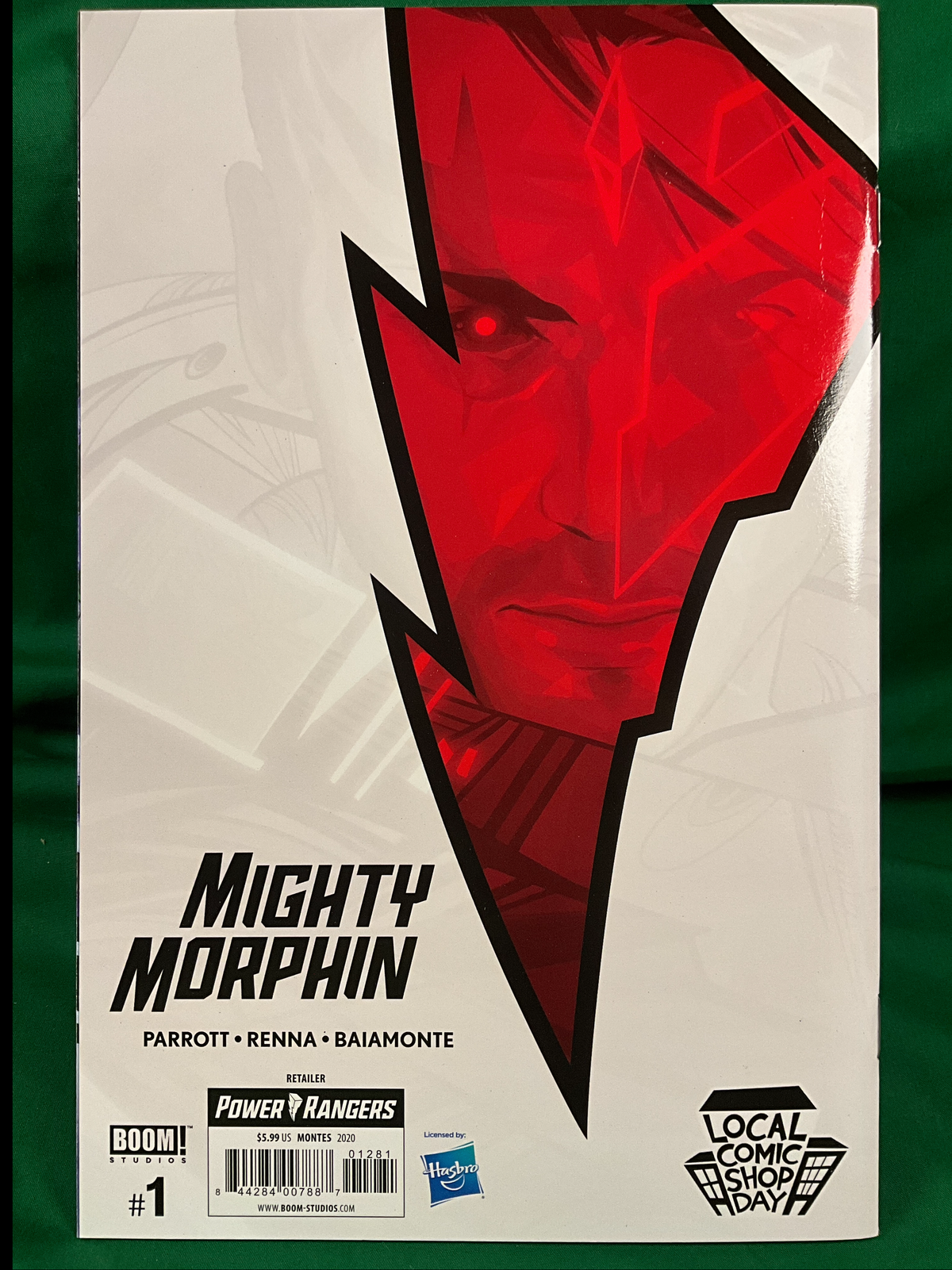 Mighty Morphin #1 Comic - Montes Foil Drakkon Variant