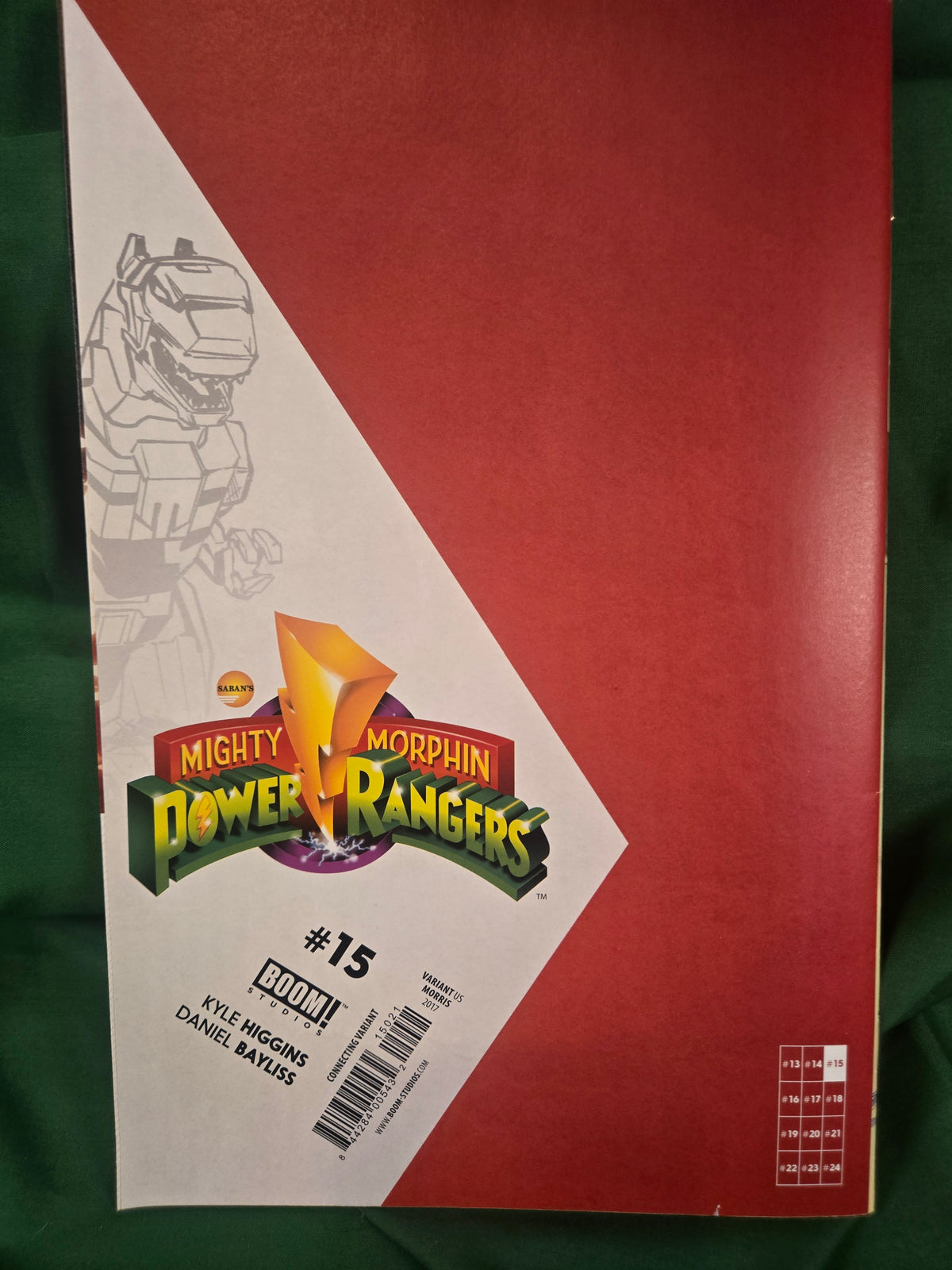 Mighty Morphin Power Rangers #15 Comic - 1:20 Connecting Morris Variant