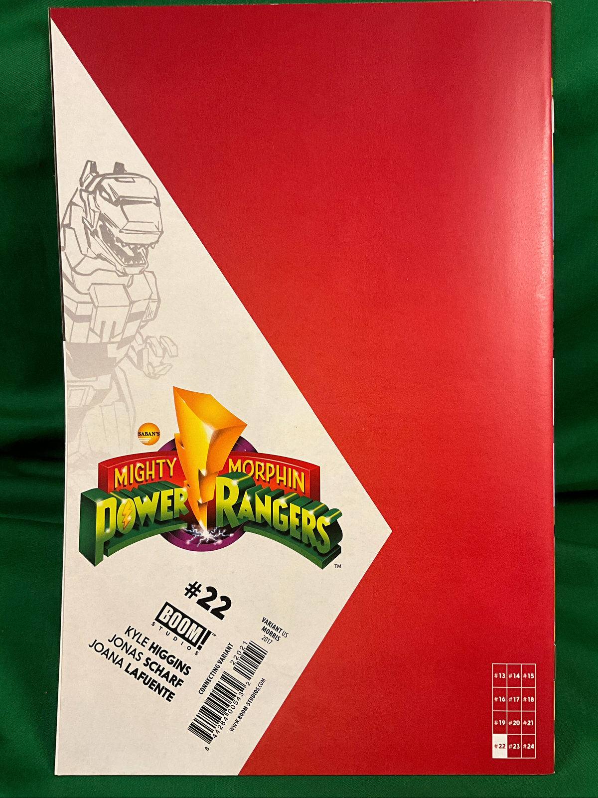 Mighty Morphin Power Rangers #20 Comic - 1:20 Connecting Morris Variant