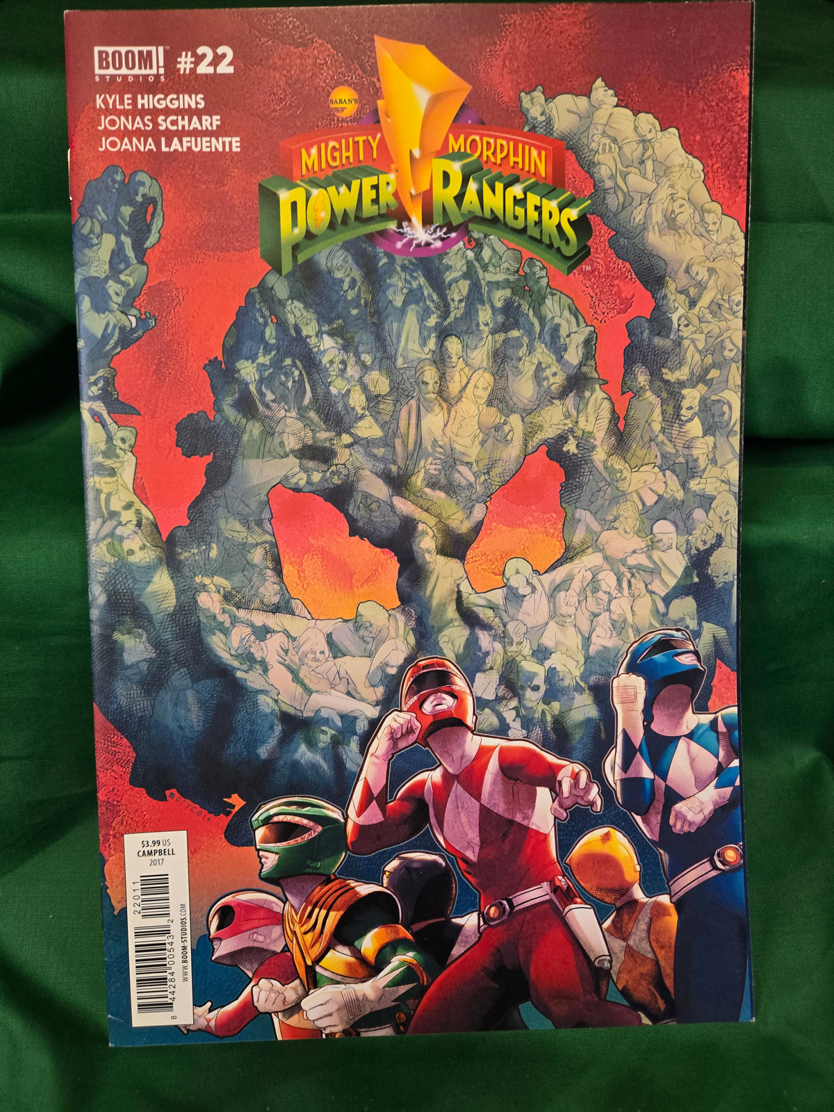 Mighty Morphin Power Rangers #22 Comic - Jamal Campbell Cover
