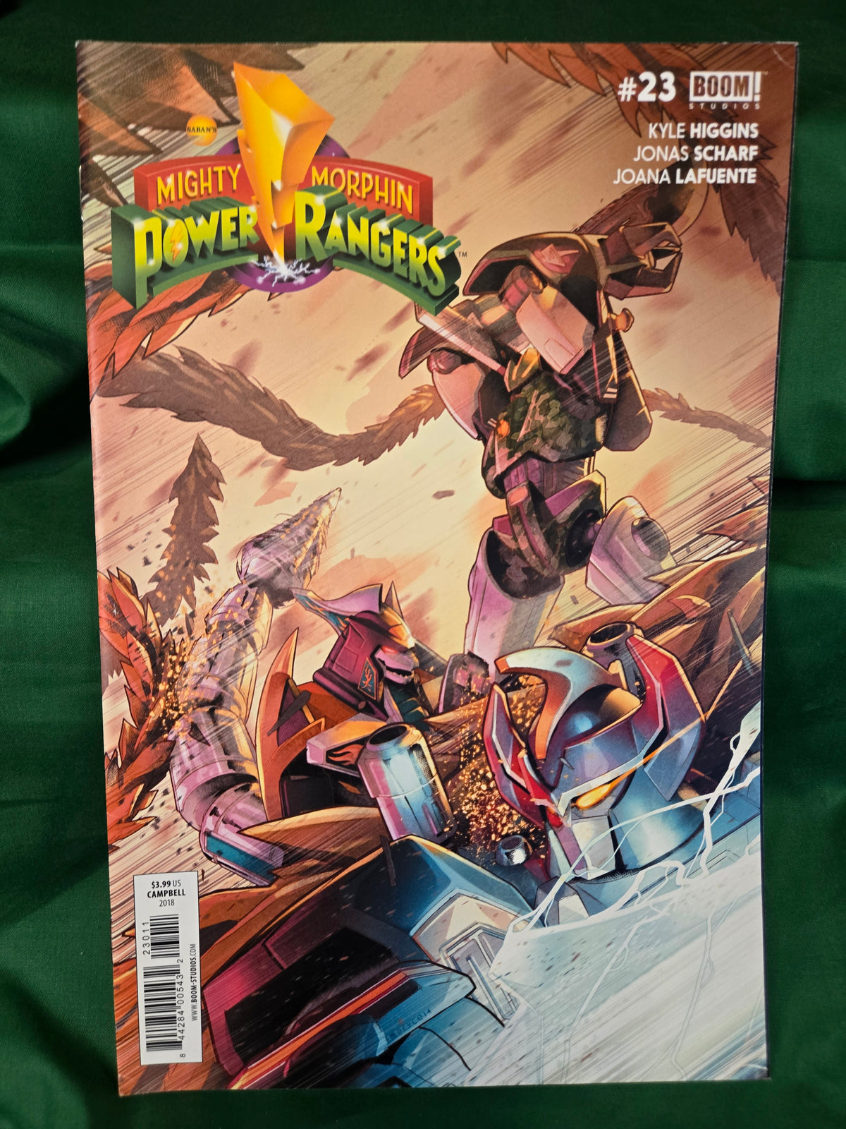 Mighty Morphin Power Rangers #23 Comic - Jamal Campbell Cover