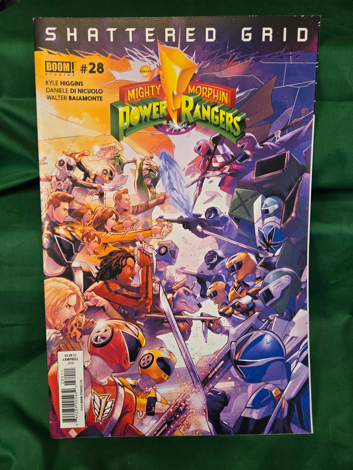 Mighty Morphin Power Rangers #28 Comic - Jamal Campbell Cover