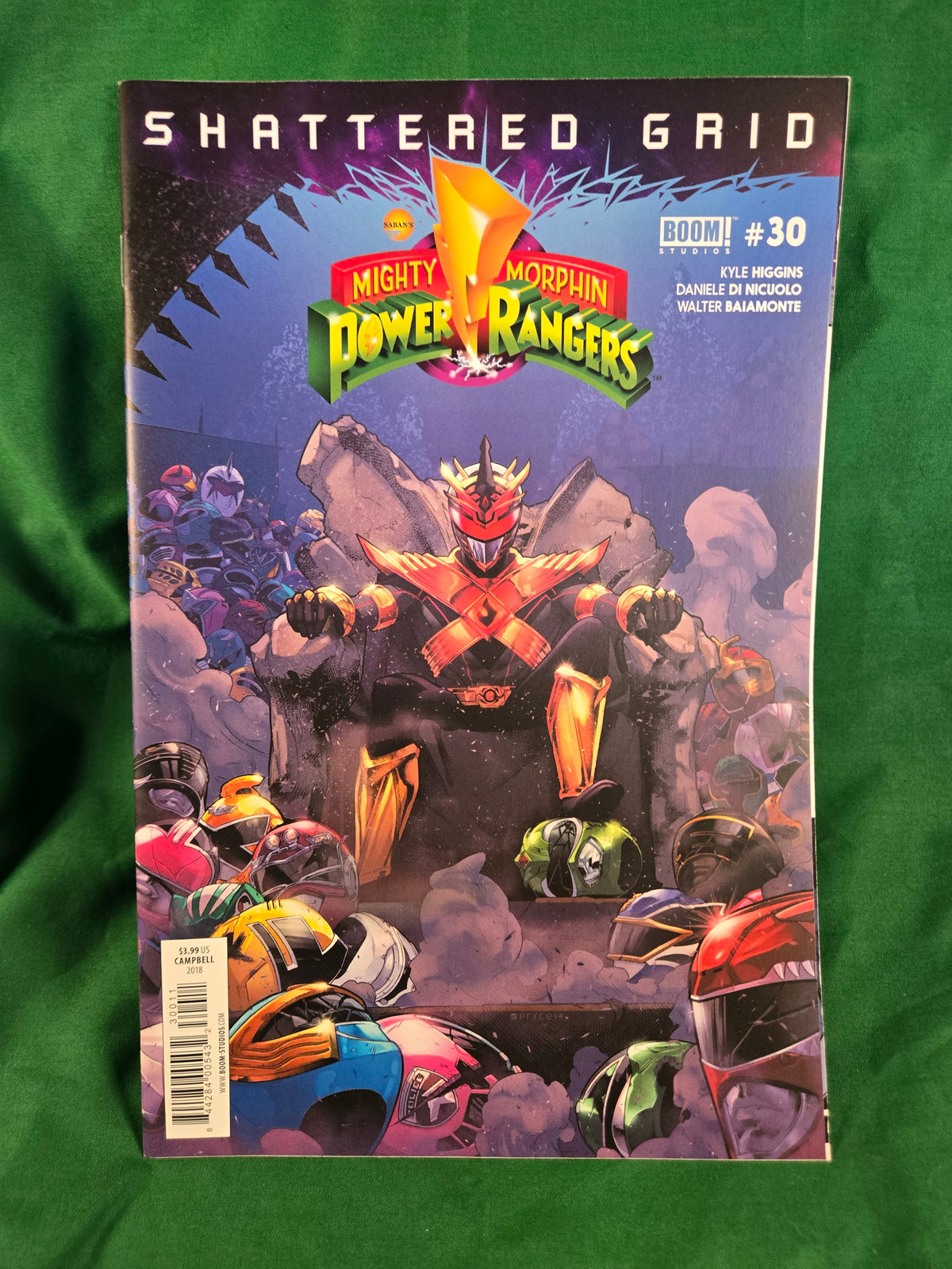 Mighty Morphin Power Rangers #30 Comic - Jamal Campbell Cover
