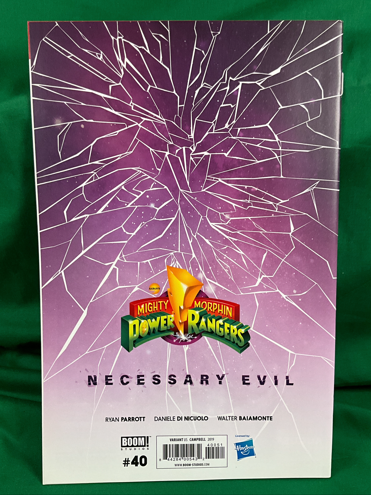 Mighty Morphin Power Rangers #40 Comic - 1:40 Campbell Variant