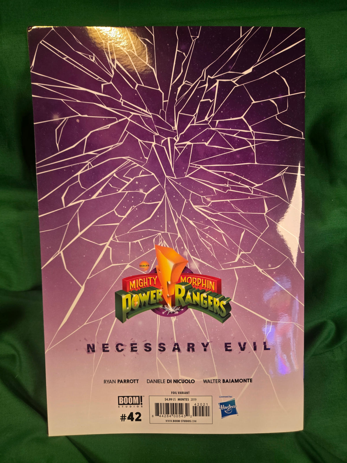 Mighty Morphin Power Rangers #42 Comic - Montes Foil Variant