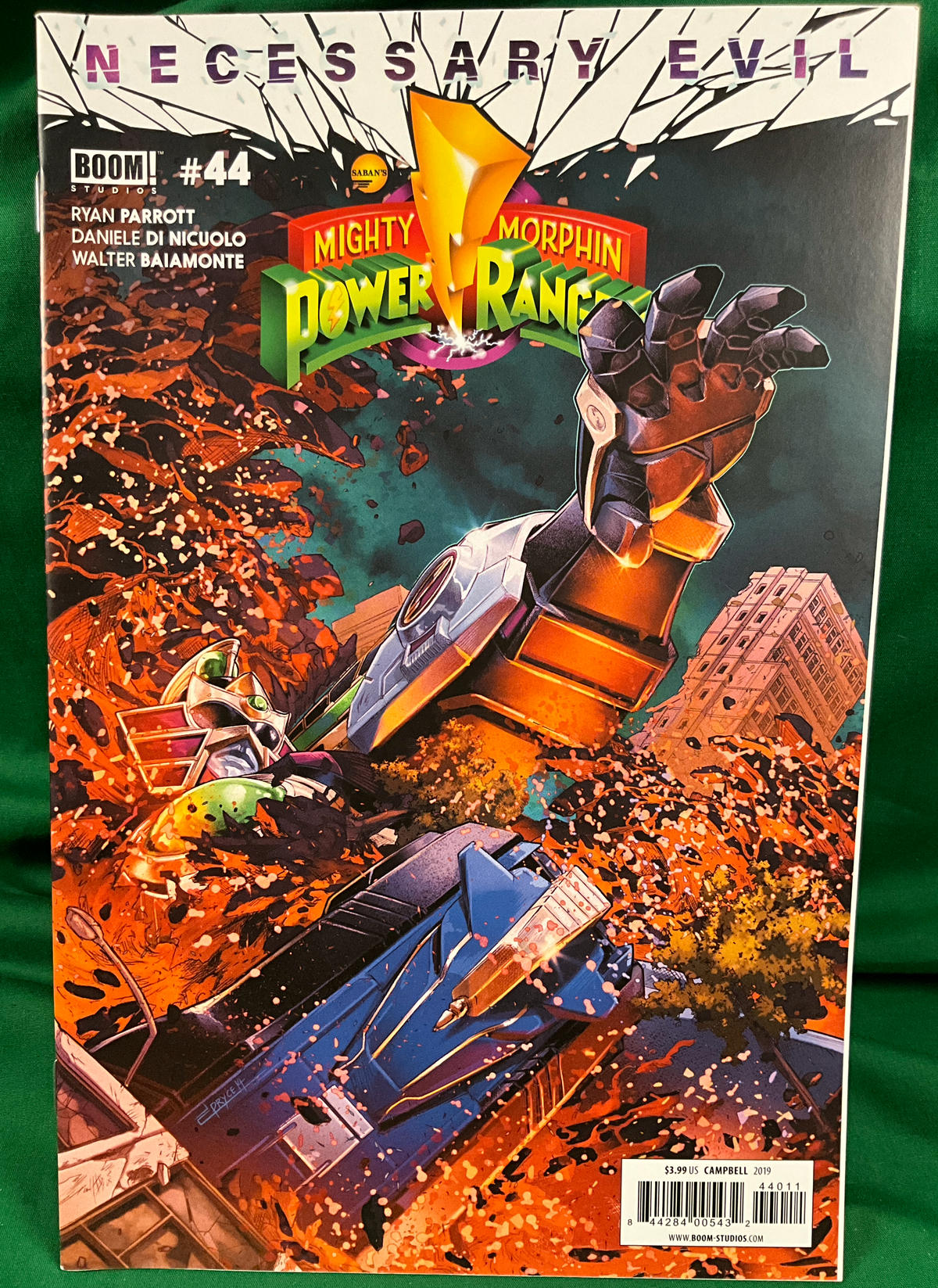 Mighty Morphin Power Rangers #44 Comic - Jamal Campbell Cover