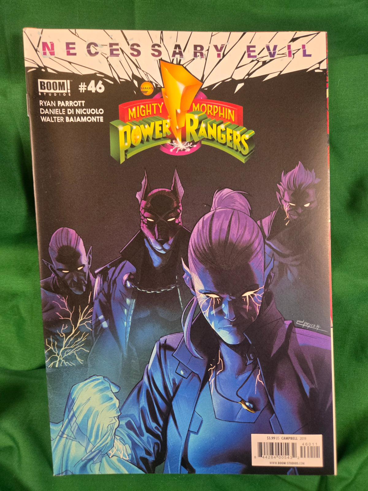 Mighty Morphin Power Rangers #46 Comic - Jamal Campbell Cover