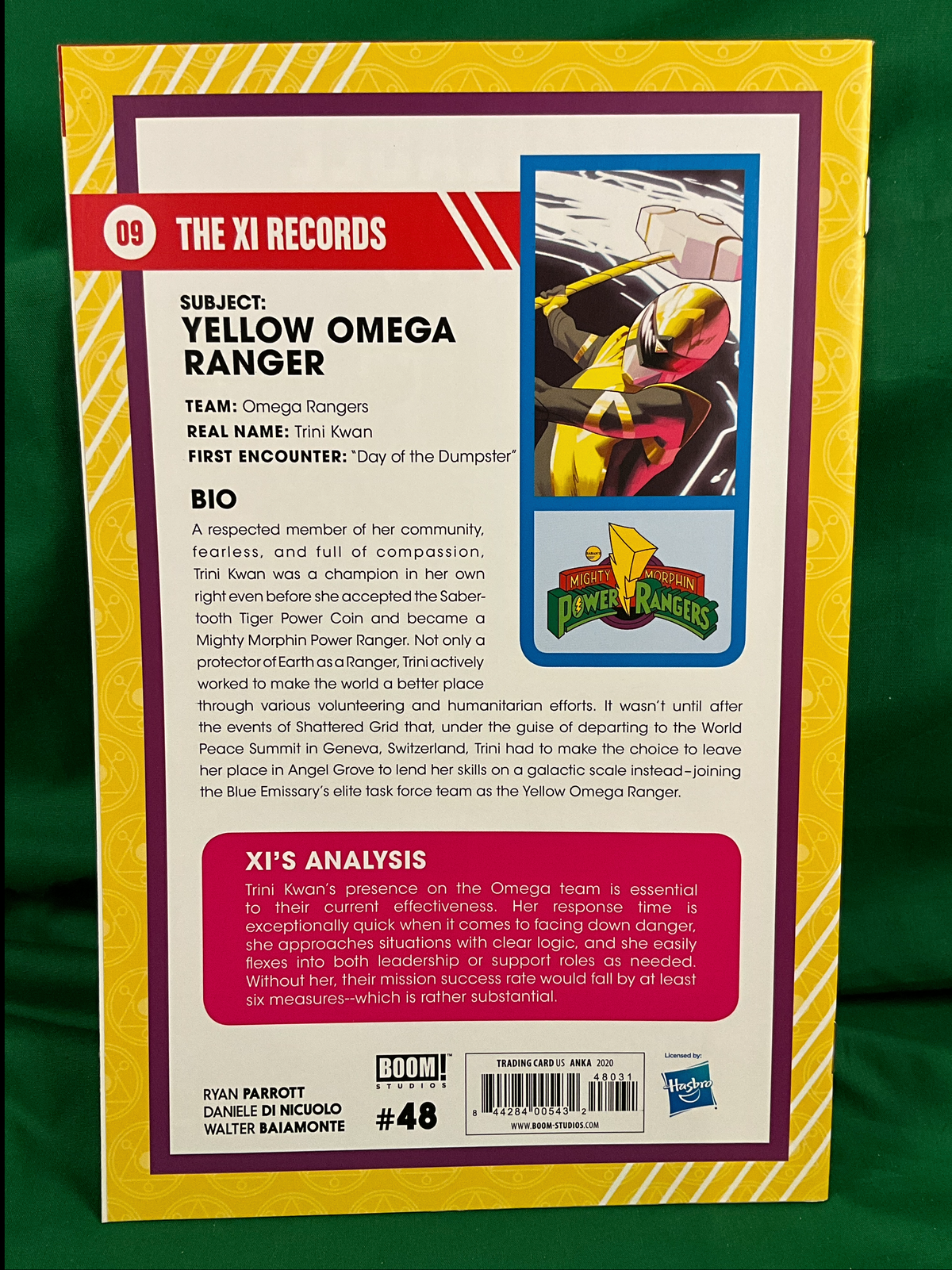 Mighty Morphin Power Rangers #48 Comic - 1:20 Anka Trading Card Variant