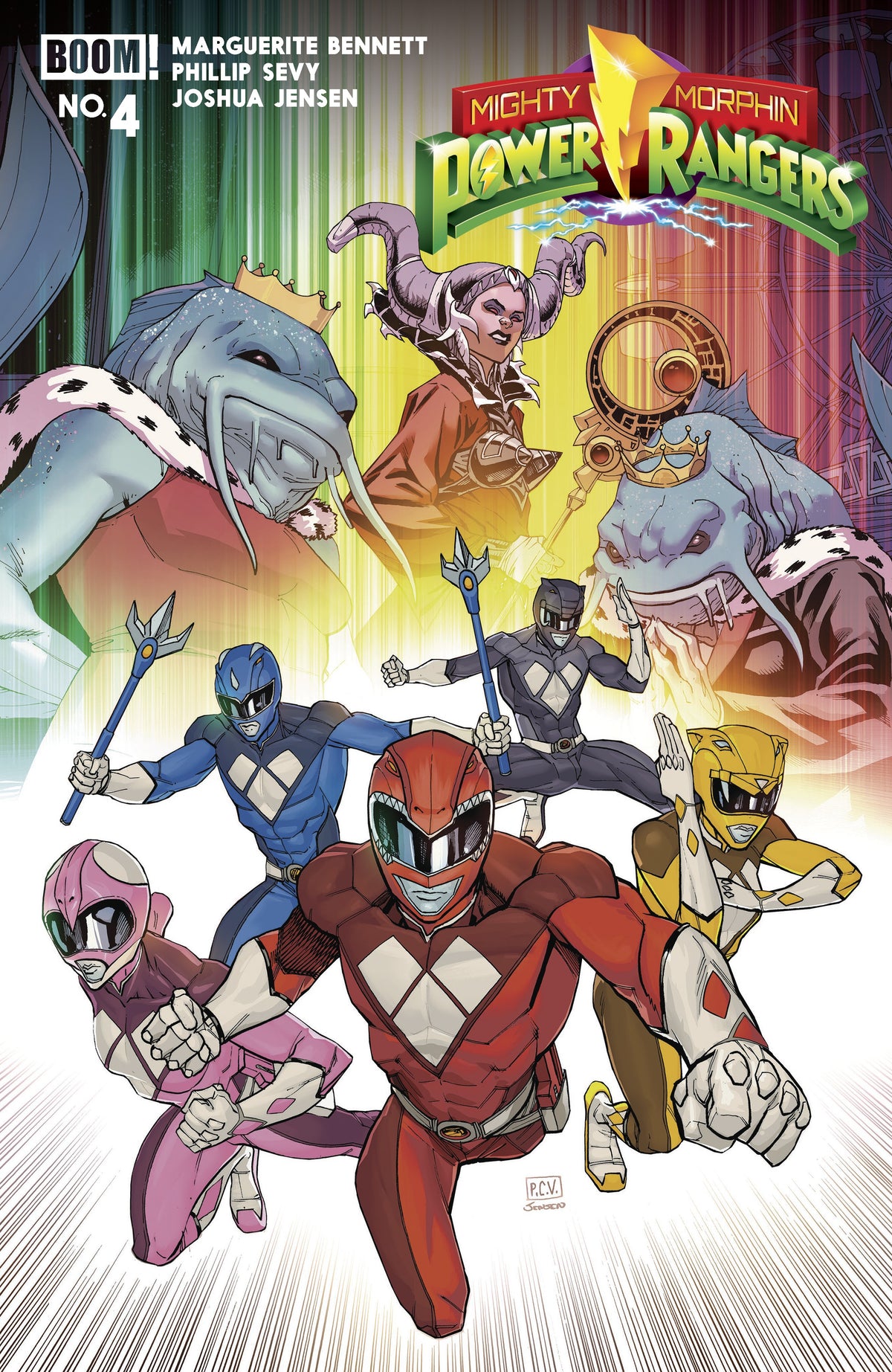 Mighty Morphin Power Rangers (2026) #4 Comic - Phillip Sevy Variant
