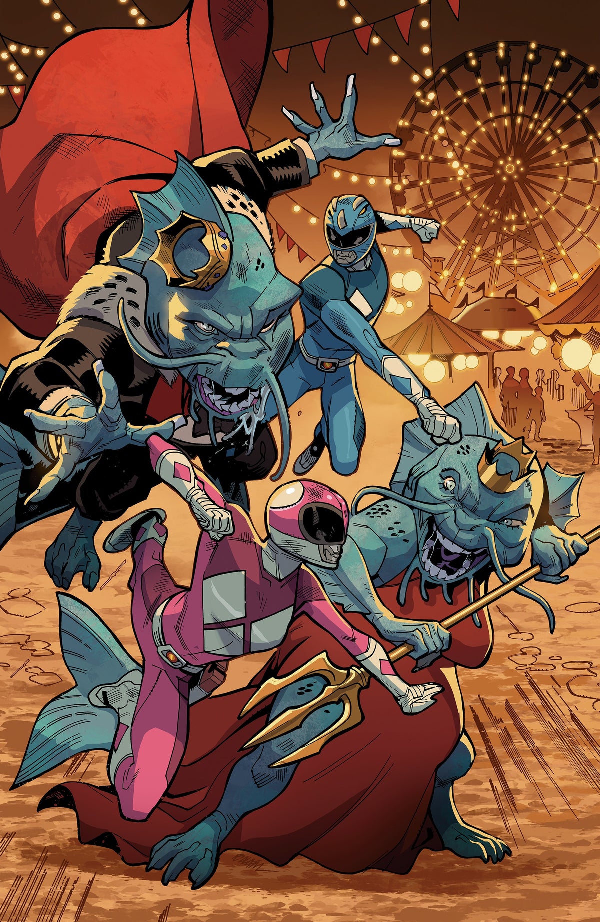 Mighty Morphin Power Rangers (2026) #4 Comic - Balam FOIL Variant
