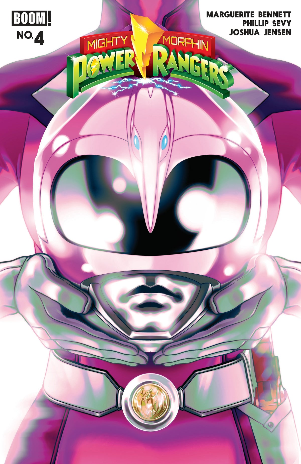 Mighty Morphin Power Rangers (2026) #4 Comic - Montes Pink Ranger TRADE Variant