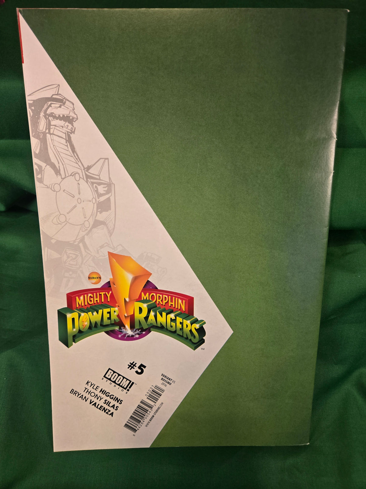 Mighty Morphin Power Rangers #5 Comic - 1:50 Rossmo Variant