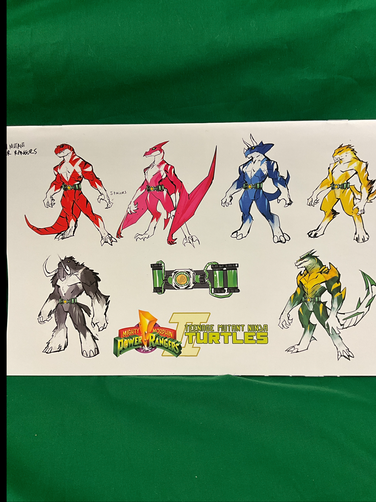 Mighty Morphin Power Rangers/Teenage Mutant Ninja Turtles II #5 Comic