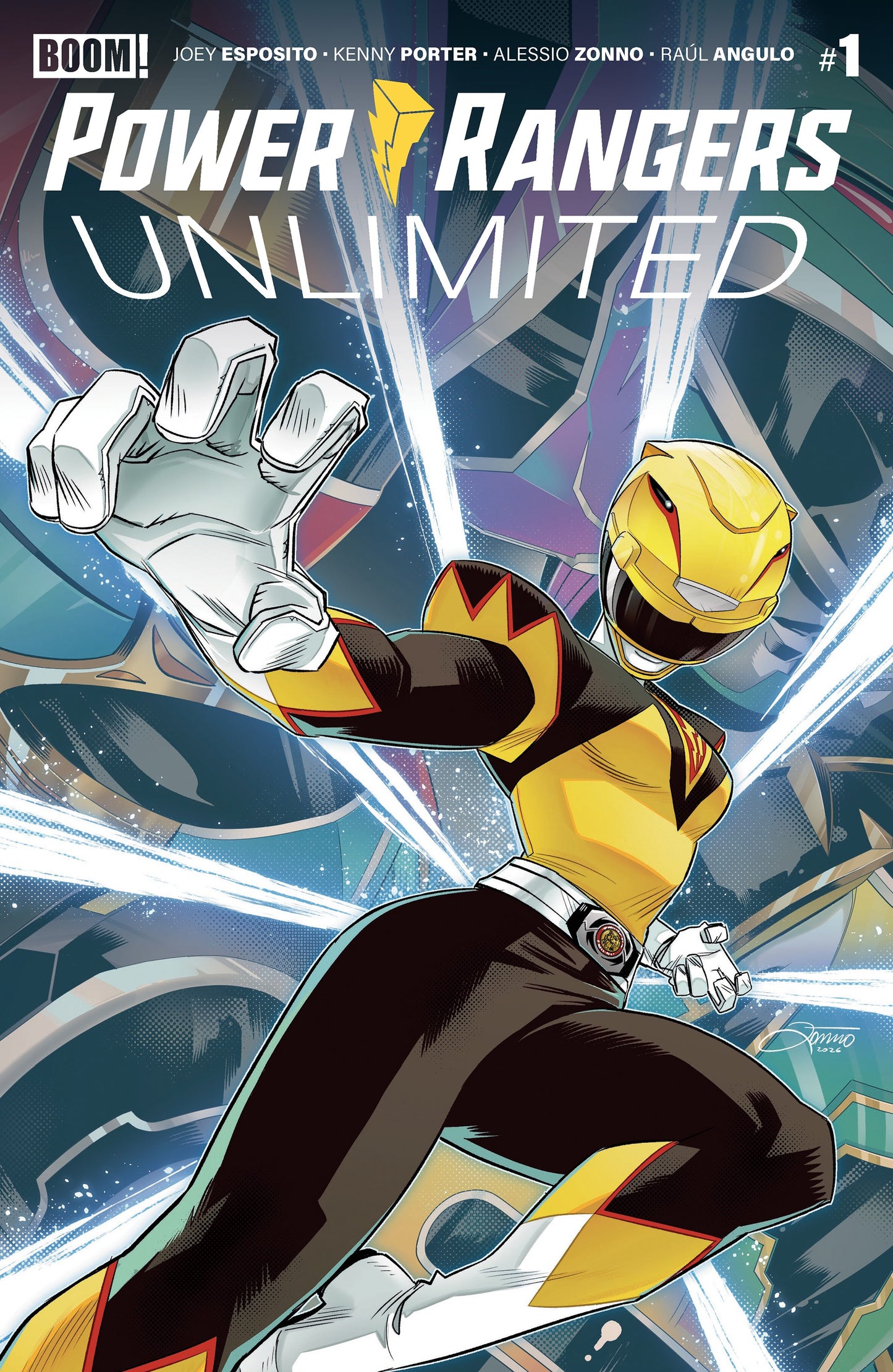 Power Rangers: Unlimited #1 Comic - Alessio Zonno Cover