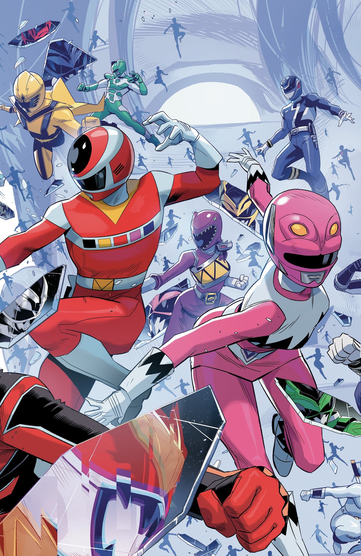 Power Rangers: Unlimited #2 Comic - Zonno Every Ranger Connecting Variant