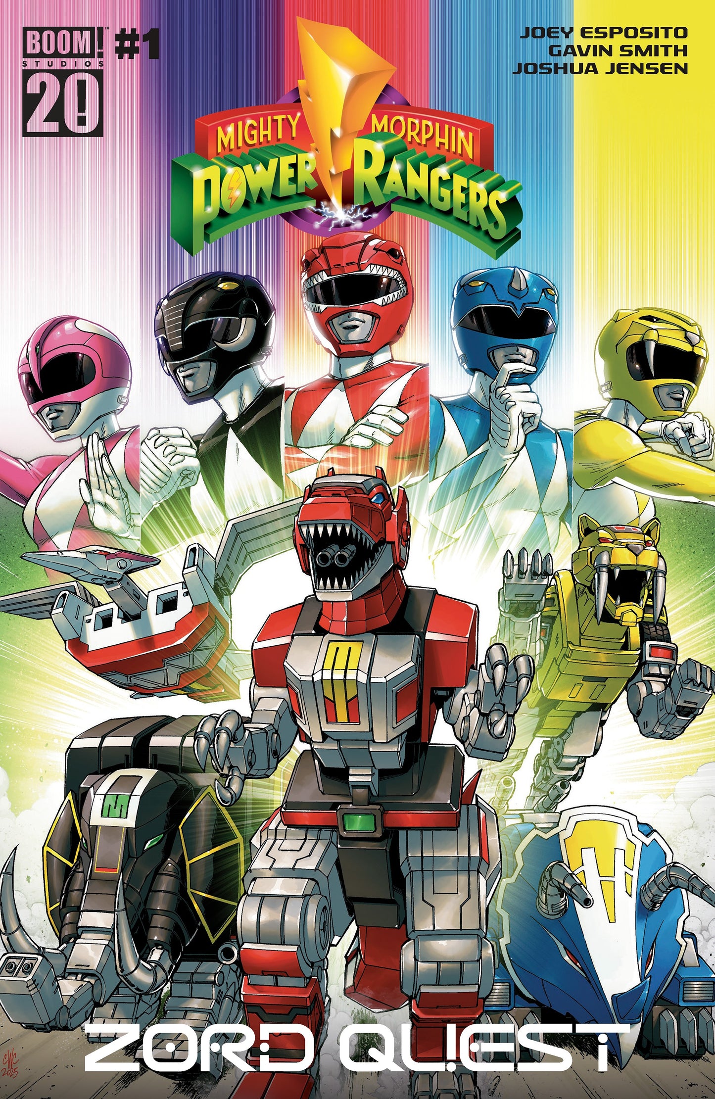 Mighty Morphin Power Rangers: Zord Quest #1 Comic - Casey Coller TRADE Variant
