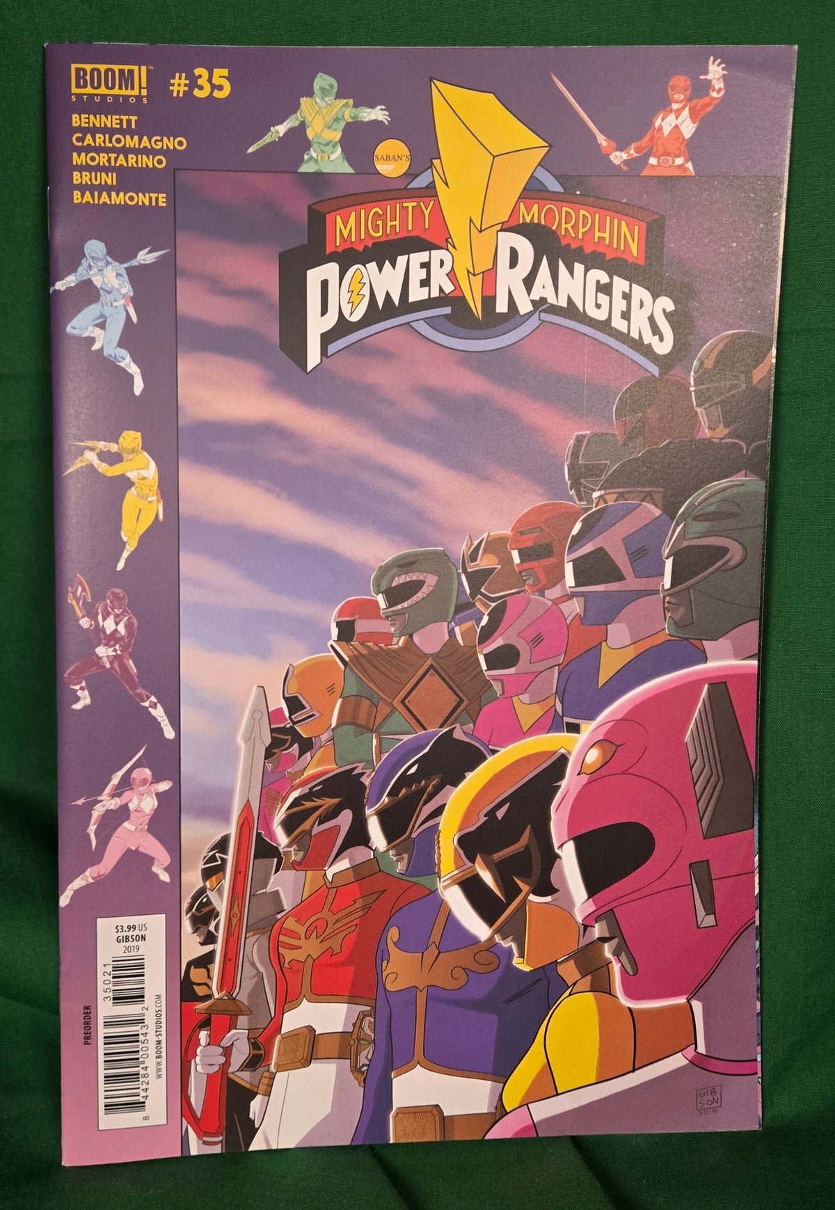 Mighty Morphin Power Rangers #35 Comic - Gibson Subscription Variant