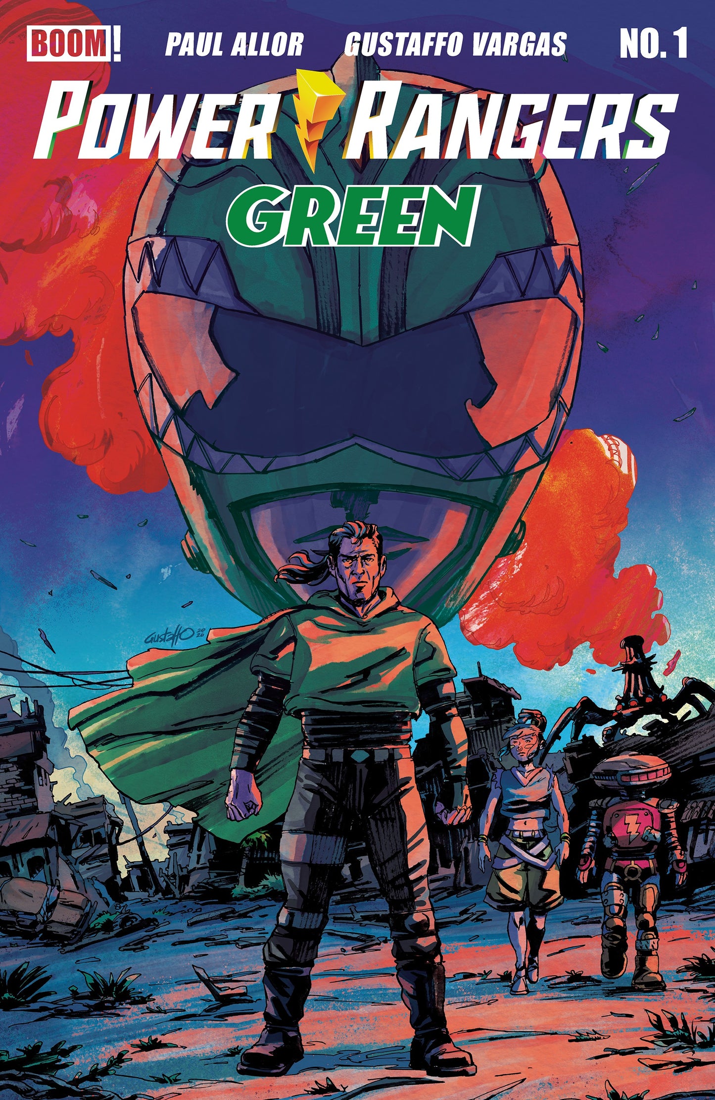 Power Rangers: Green #1 Comic - Gustaffo Vargas Variant