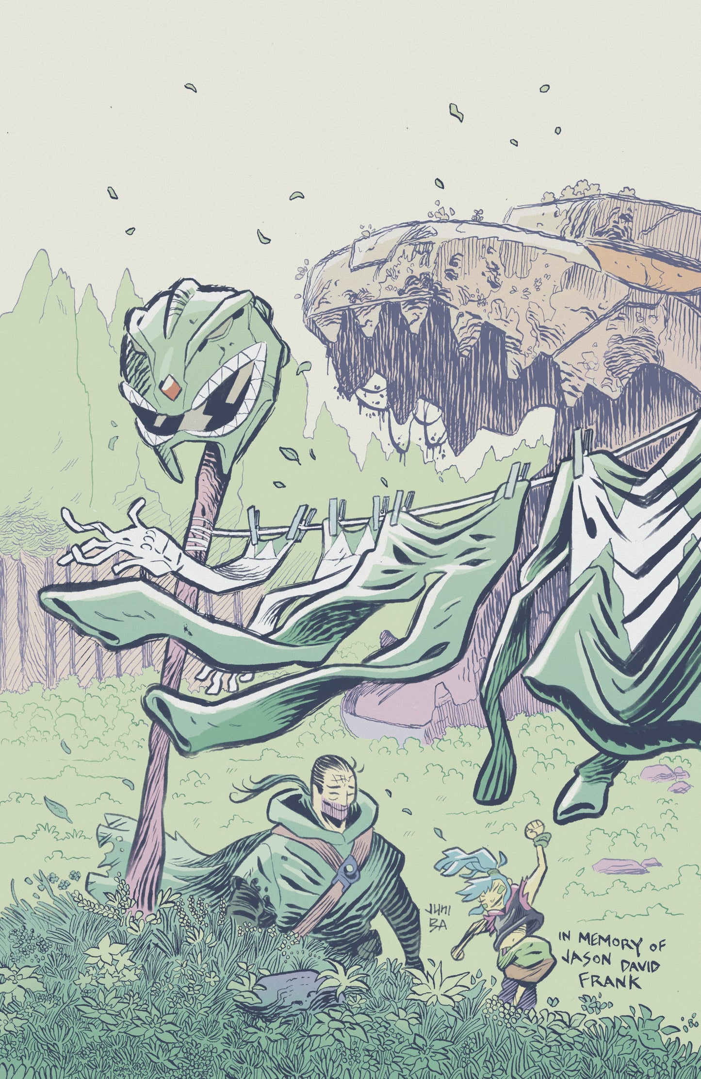 Power Rangers: Green #1 Comic - 1:20 Juni Ba Virgin Variant