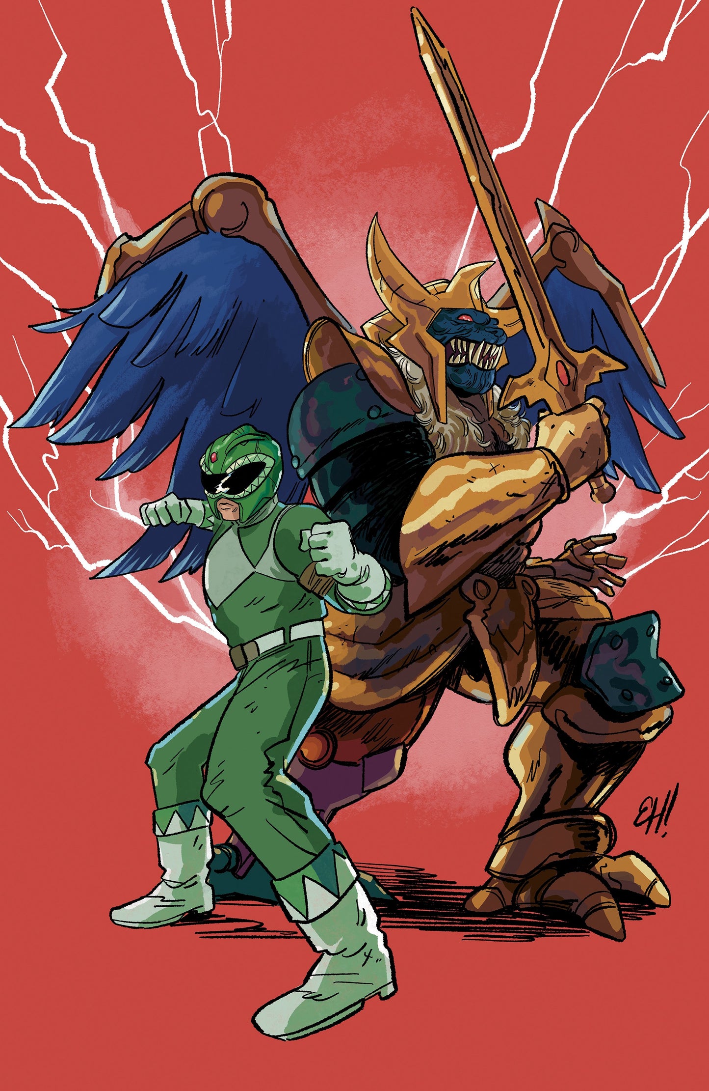Power Rangers: Green #1 Comic - 1:75 Henderson Virgin Variant