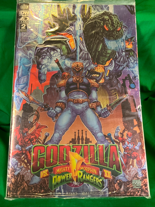 Godzilla VS MMPR II #2 Comic