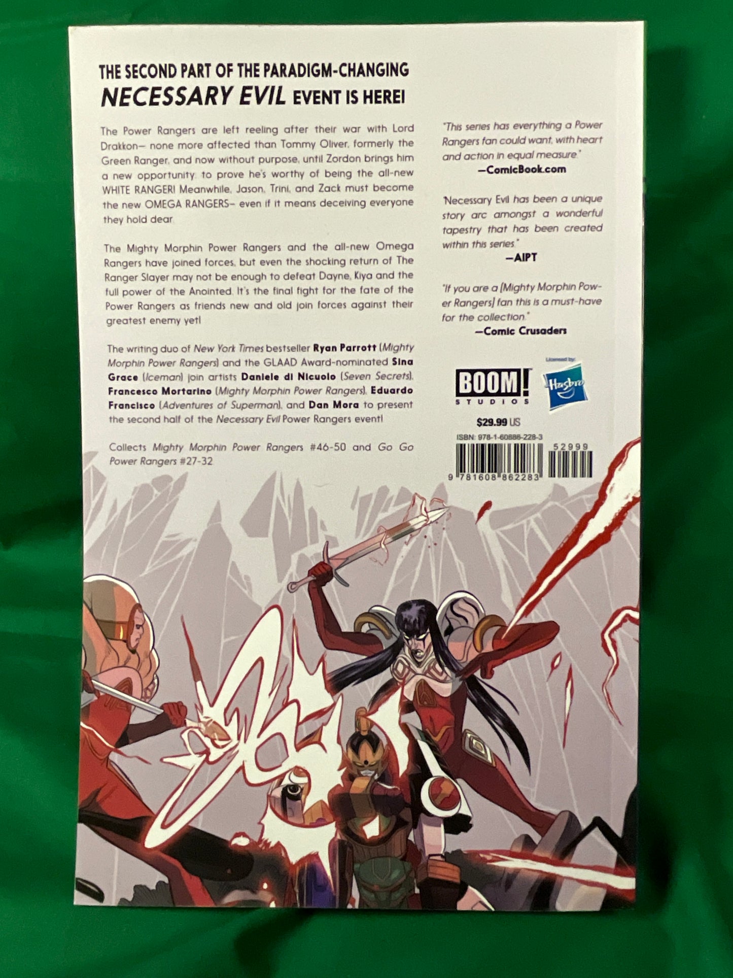 Mighty Morphin Power Rangers Necessary Evil Part 2 Softcover