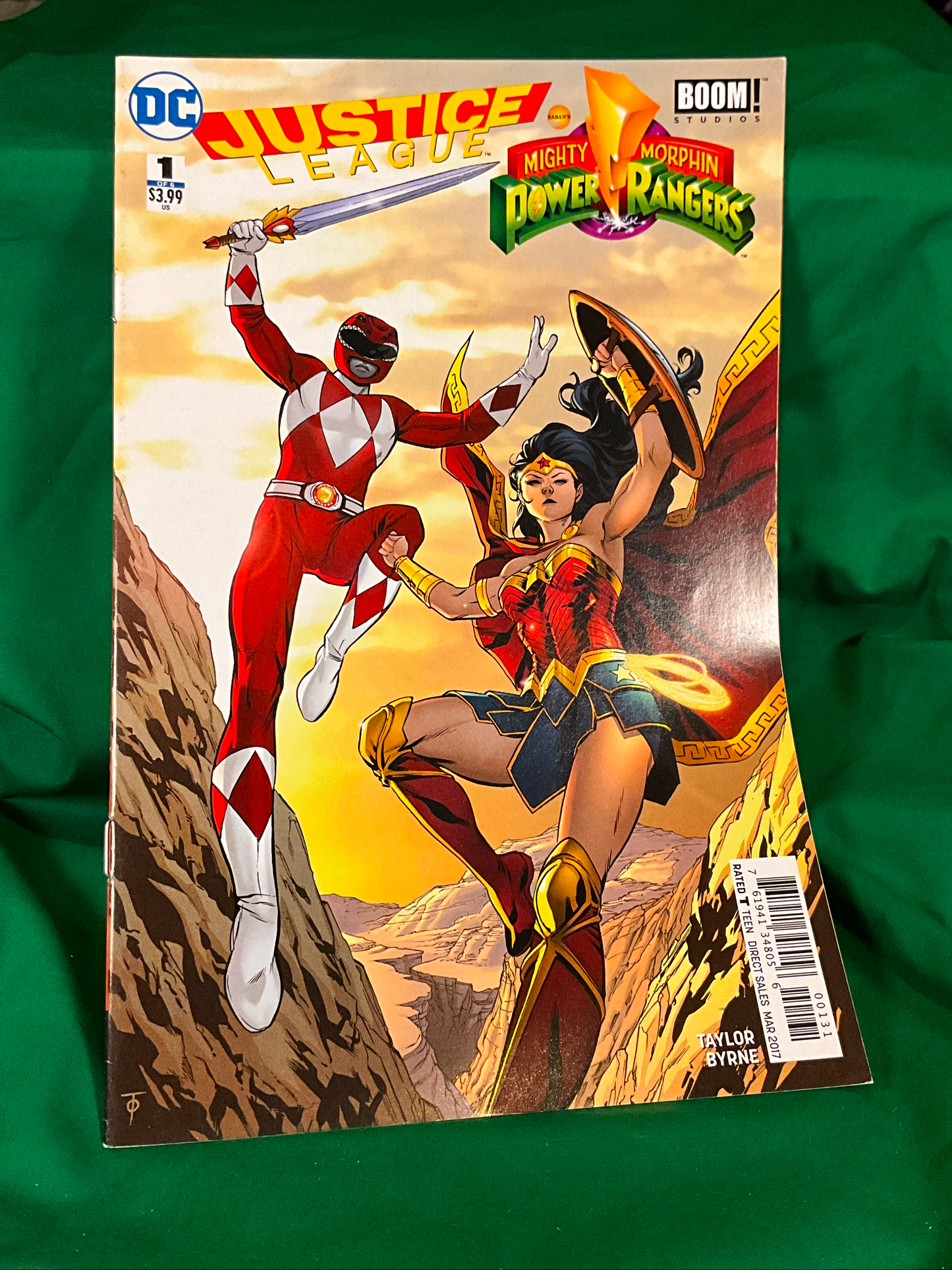 Justice League/MMPR #1 Comic