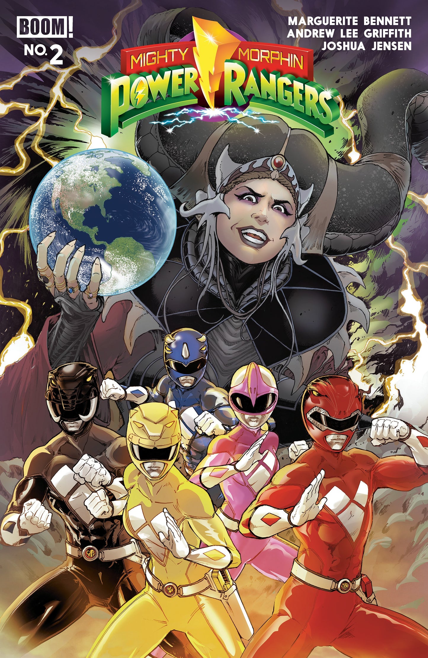 Mighty Morphin Power Rangers (2026) #2 Comic - Andrew Lee Griffith Variant